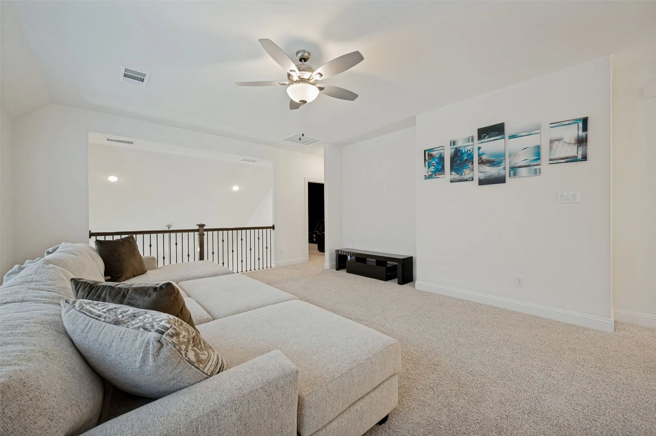 Upstairs loft, gameroom, or second living space