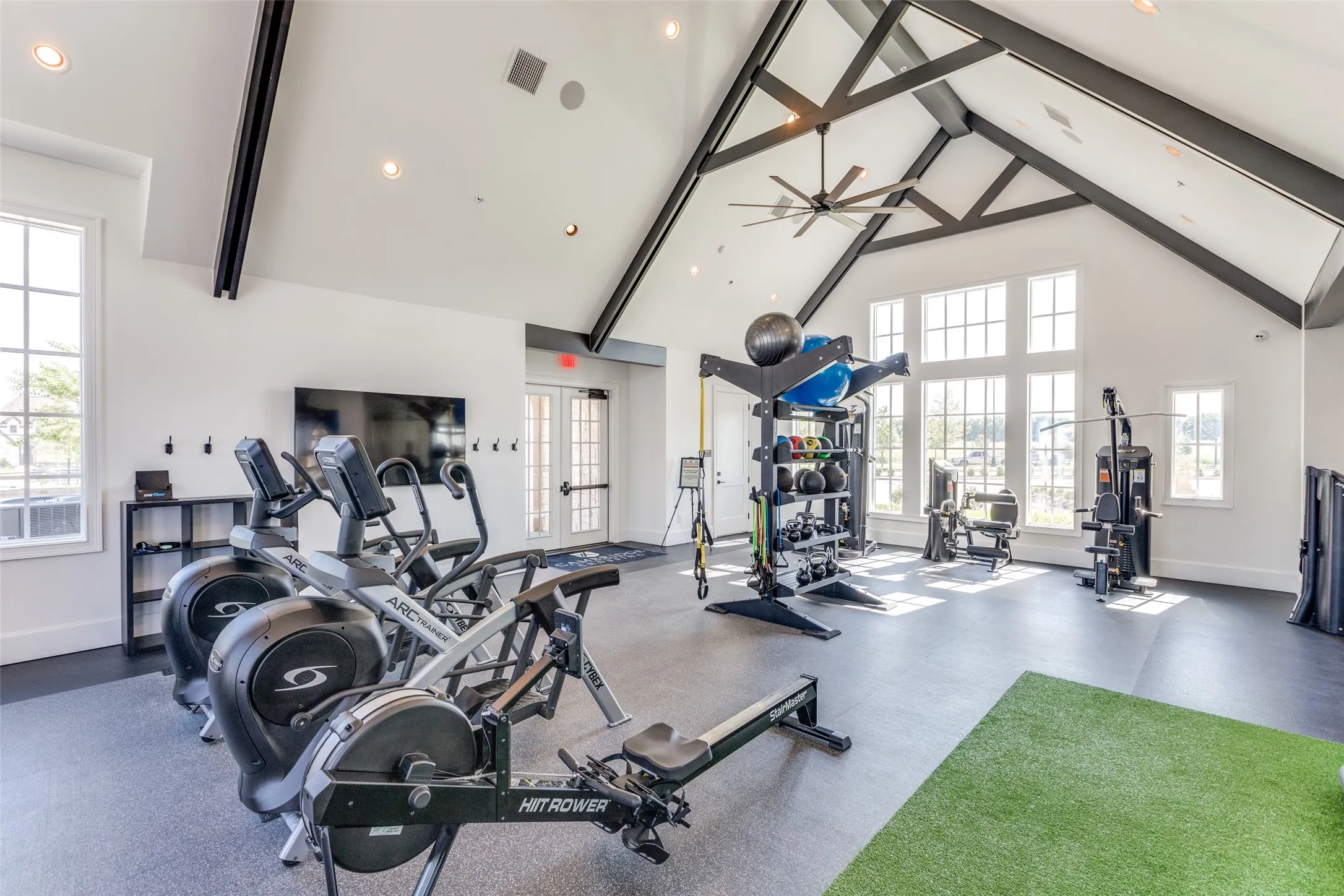 Even a community workout facility!