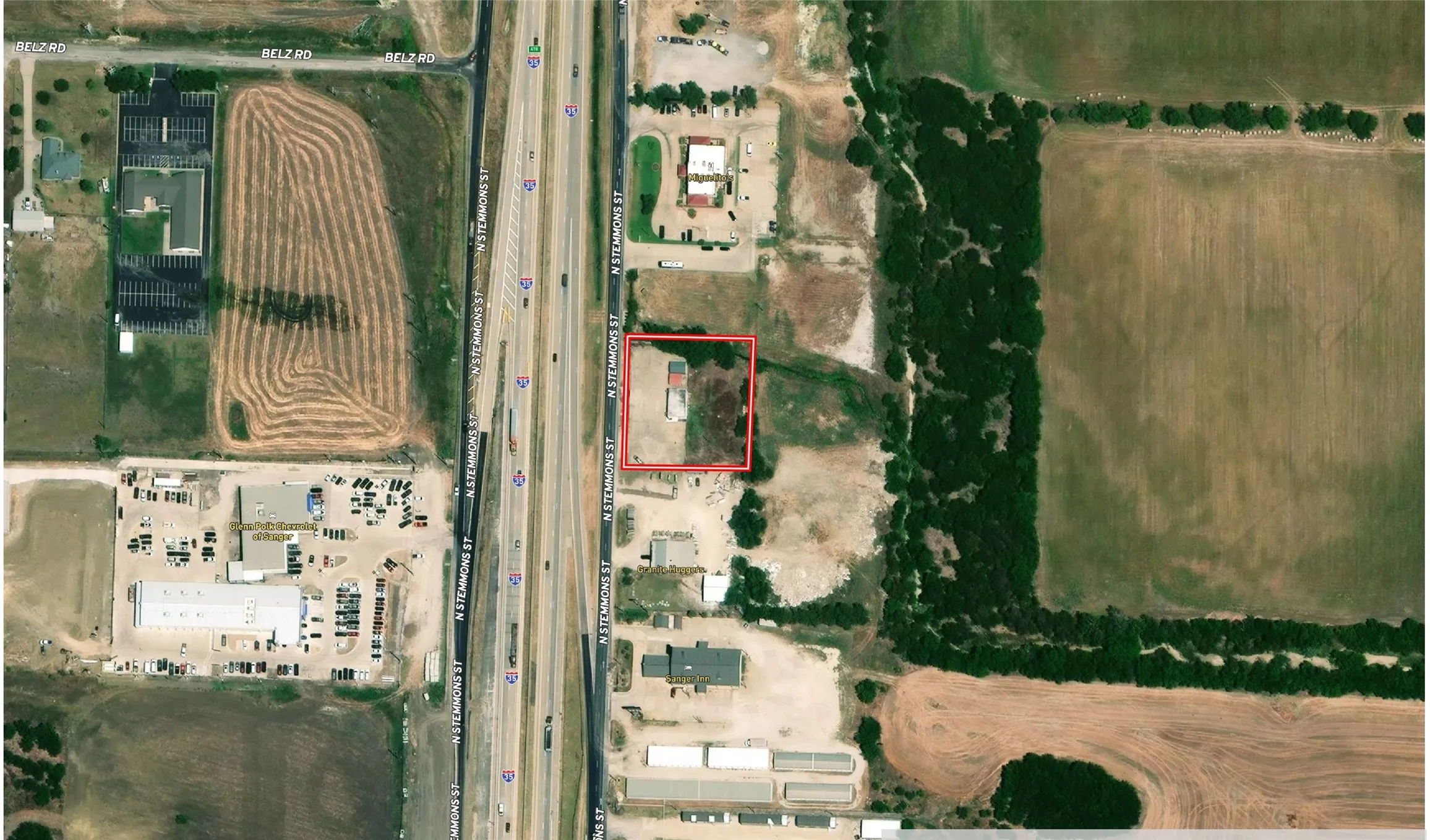 Improved Land For Sale in Denton County , 1404 N Stemmons, Sanger, Texas 76266, 0, 0, Garage spaces, 0 Sqft, built in 1960, Price $624,900, mls#21329969, Real Estate Agent in Sanger, Homes For Sale in Denton county, Homes For Sale in Sanger, Realtor in Sanger Texas, Real Estate Brokerage Independent Realty Texas, Luminita Cordes Realtor