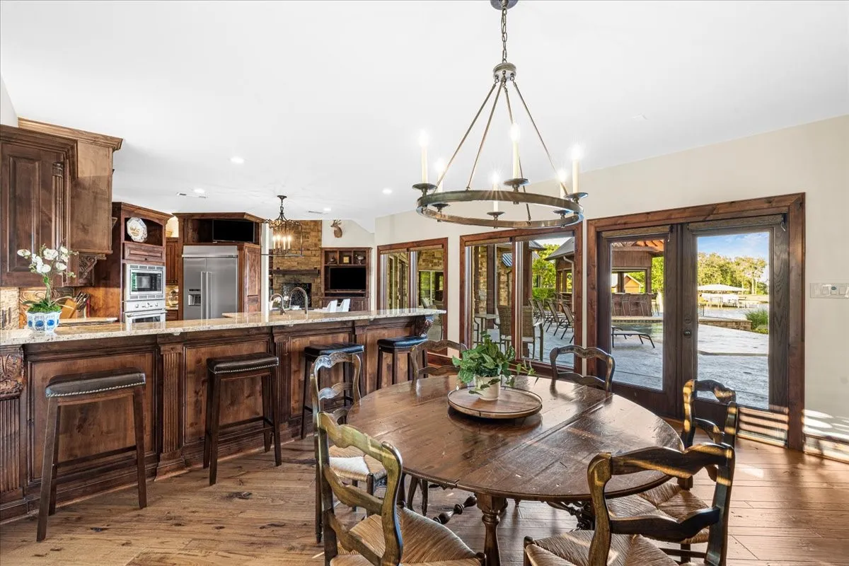 Enjoy views while dining