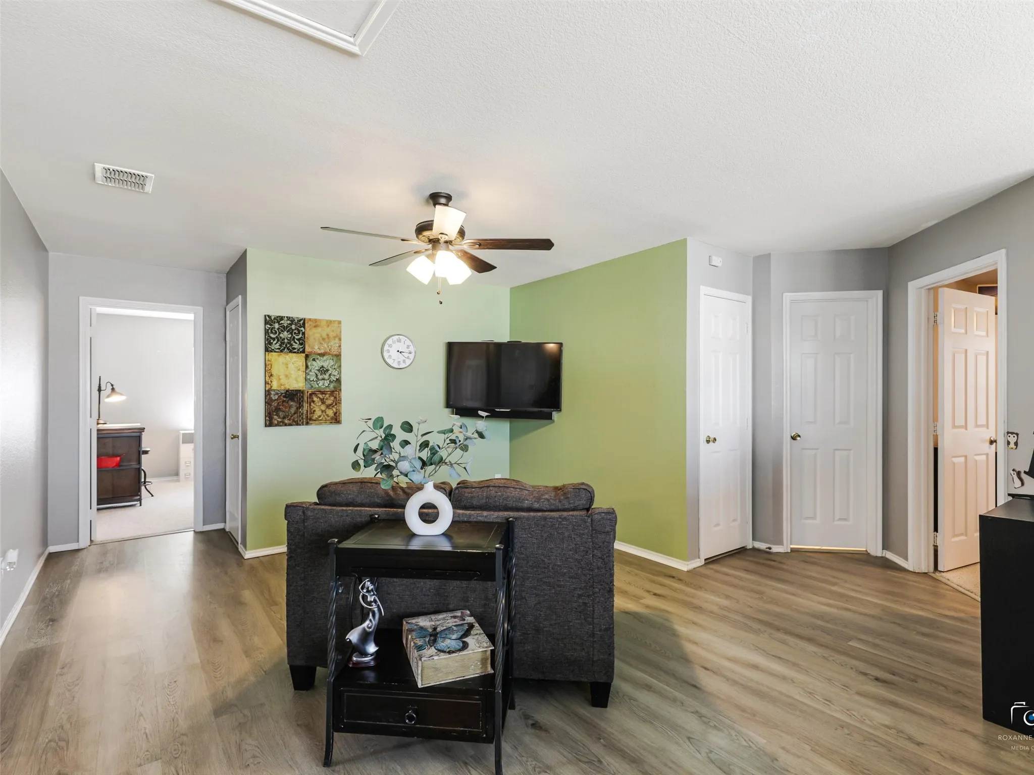 Upstairs living space