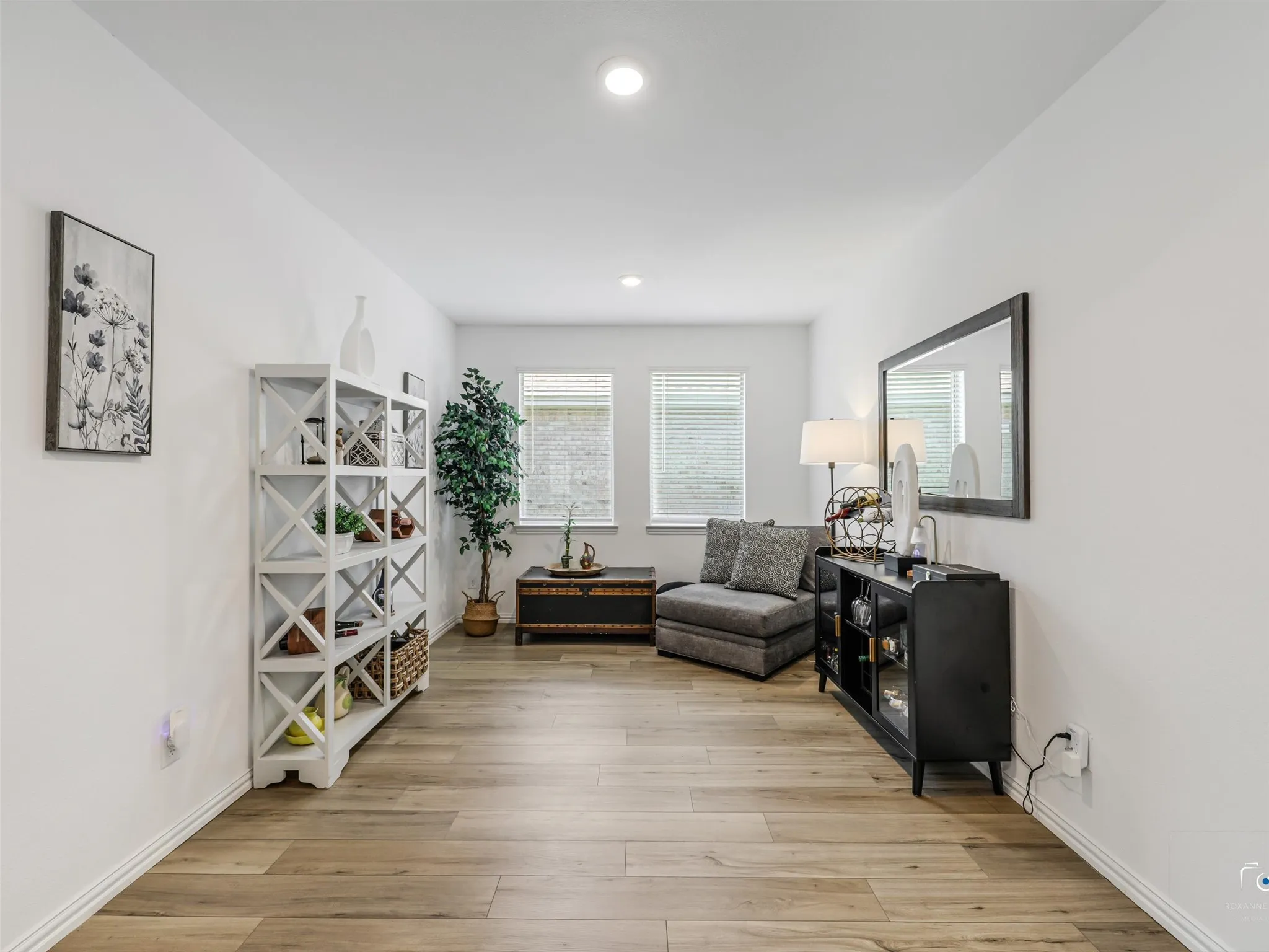 This space would be great as an office or a media room as well