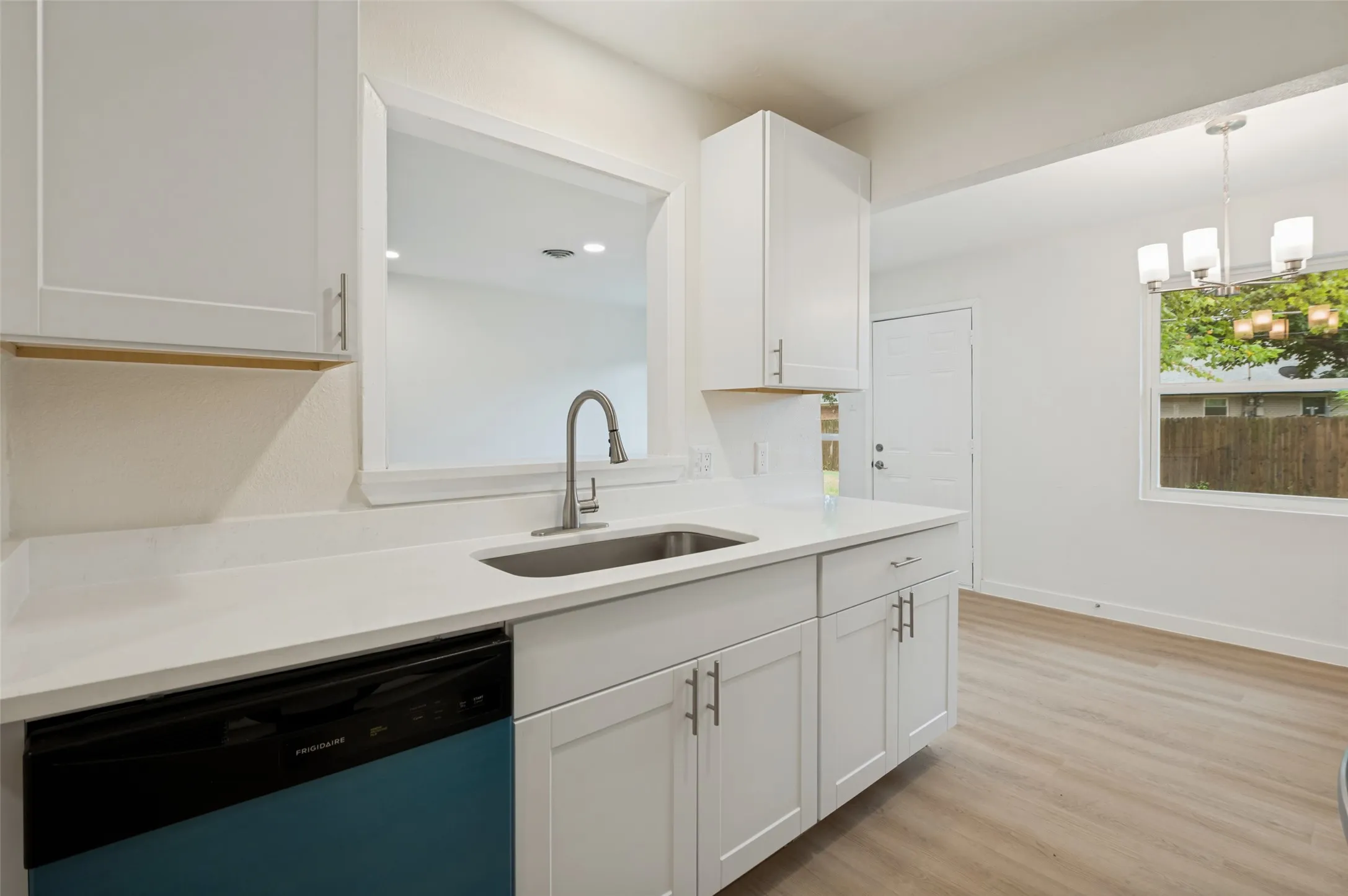 Open to dining area