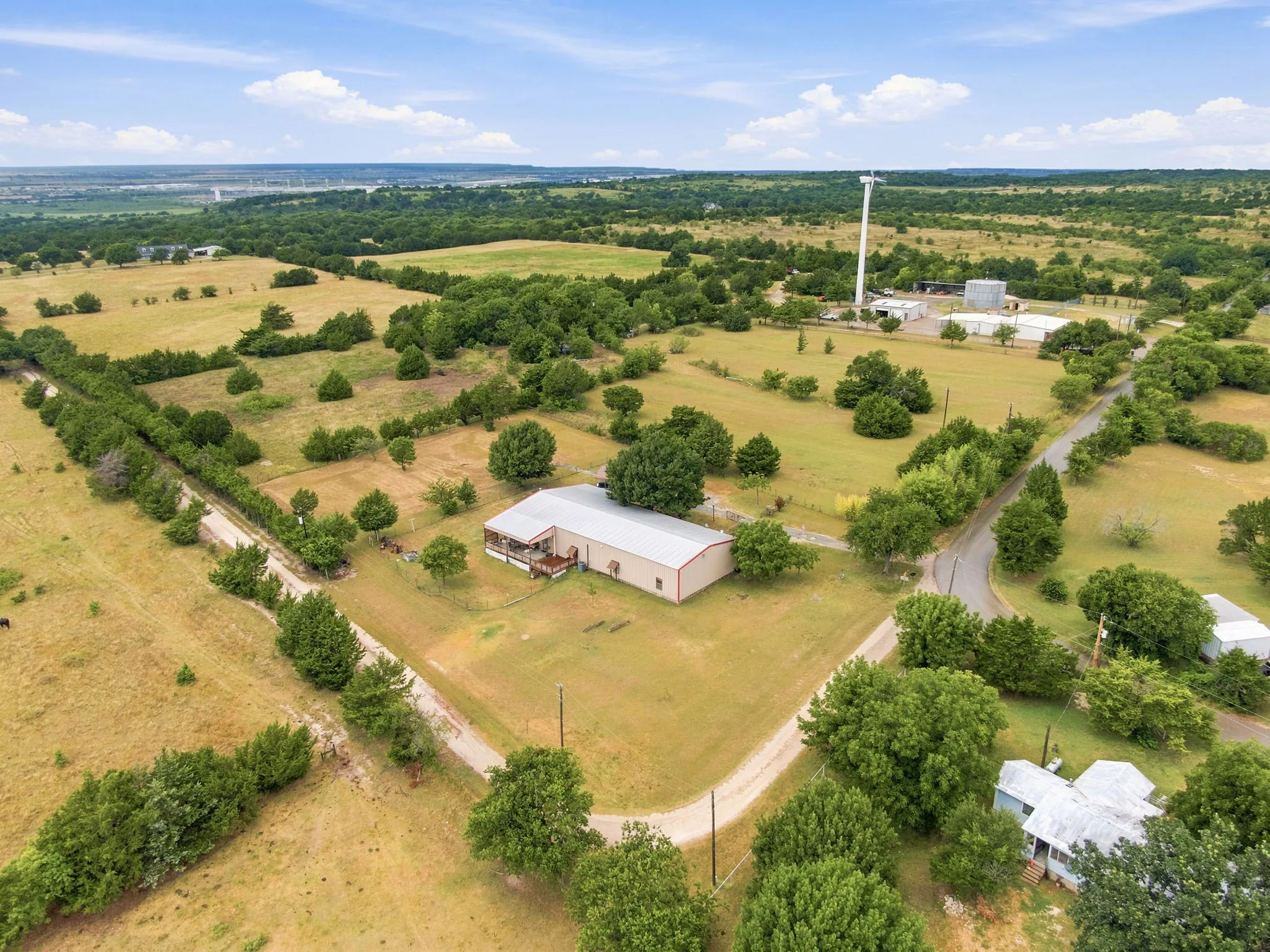 Another aerial view of the area