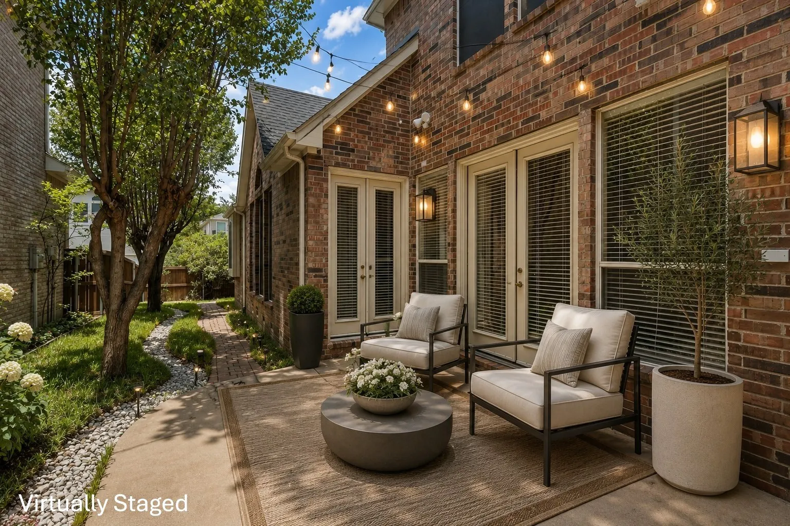Side patio