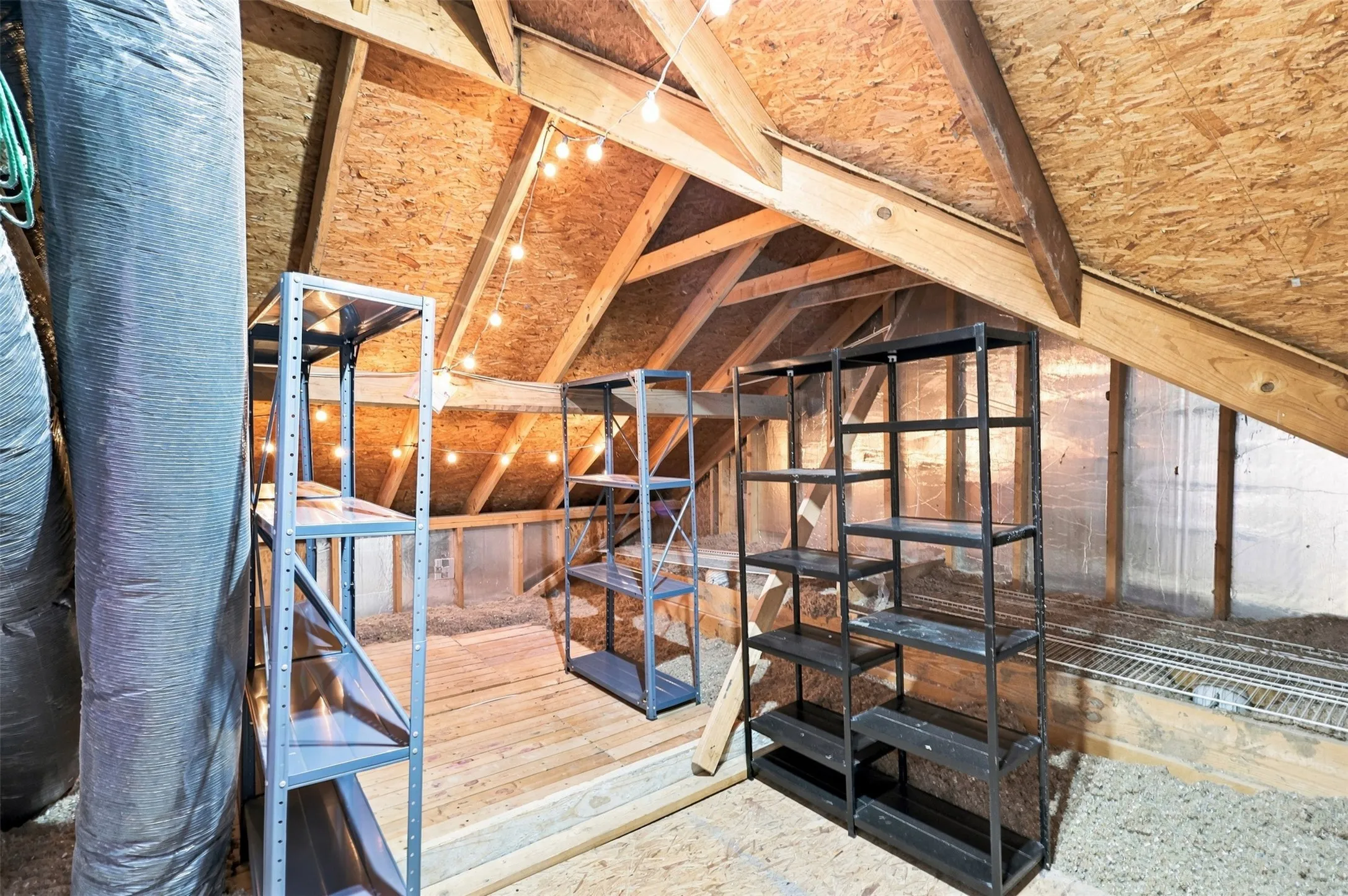 Boards laid for storage