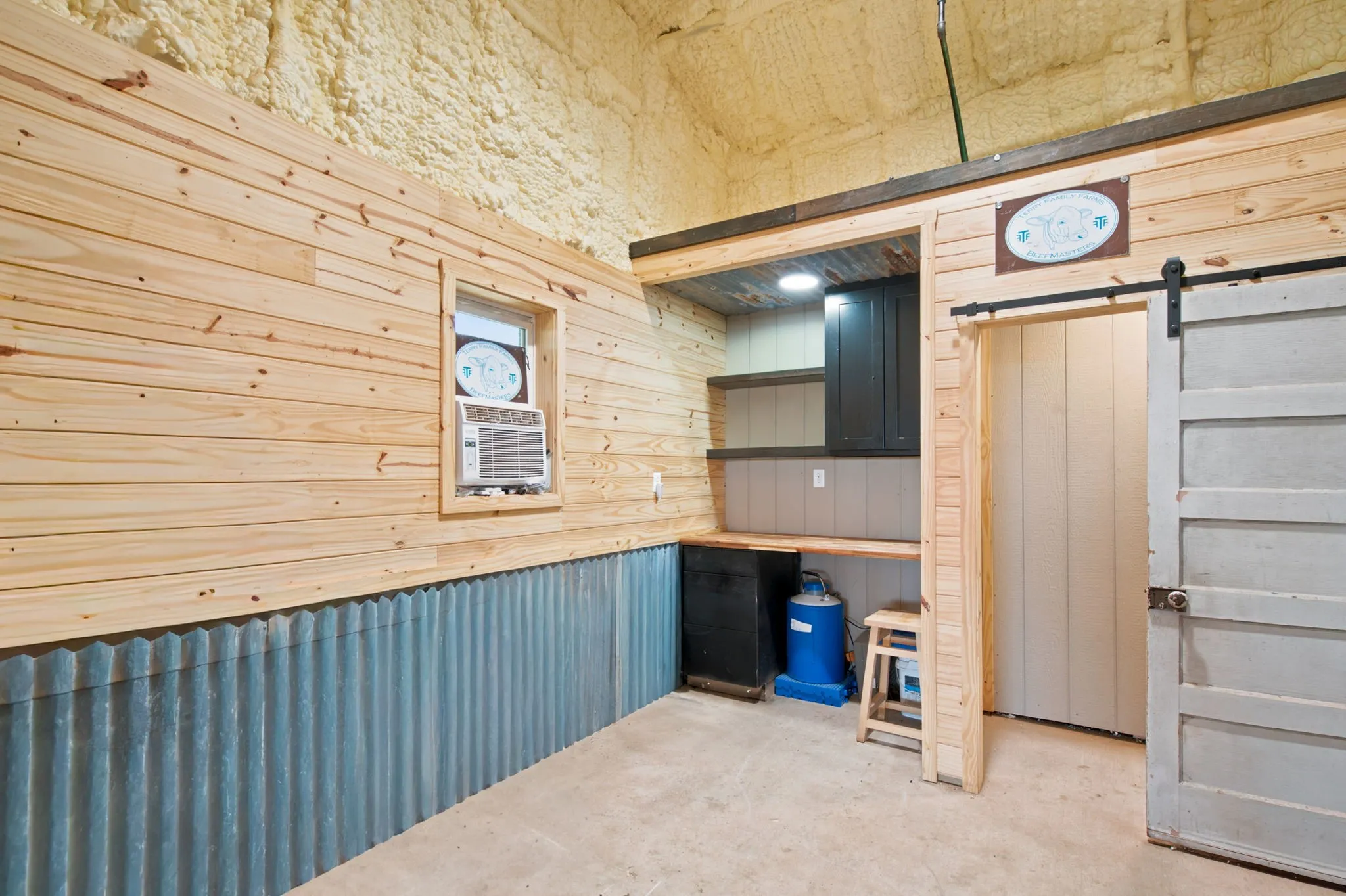 Cooled Tack Room with half bath