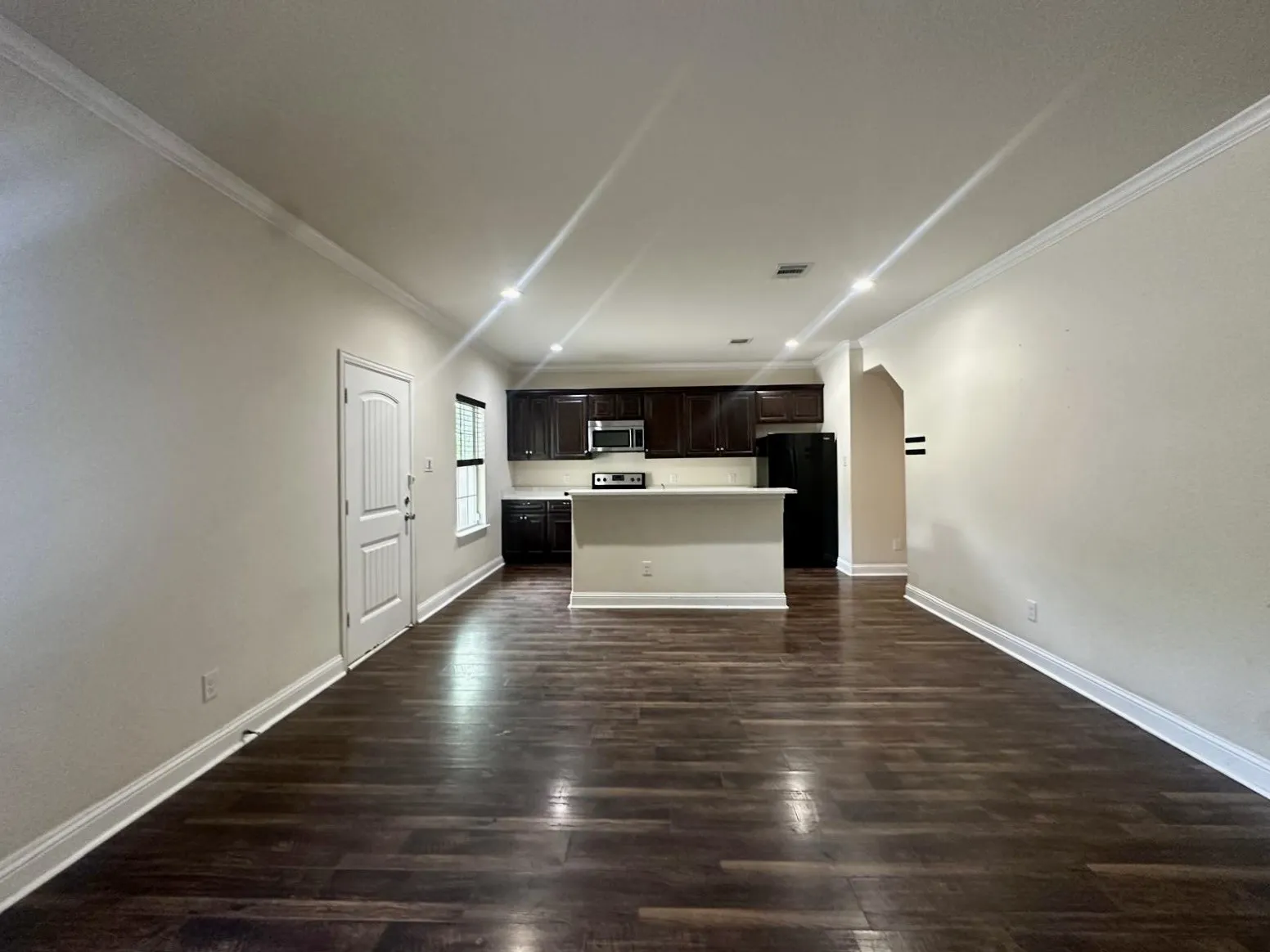 Open-concept living area