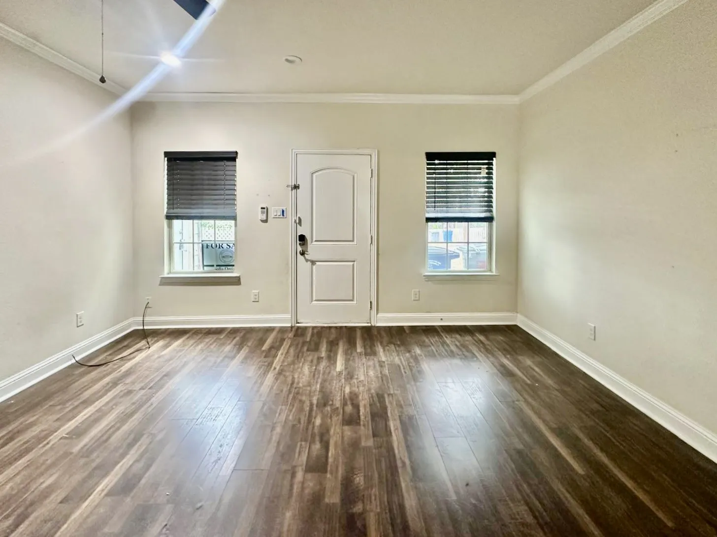 Front entry to living room