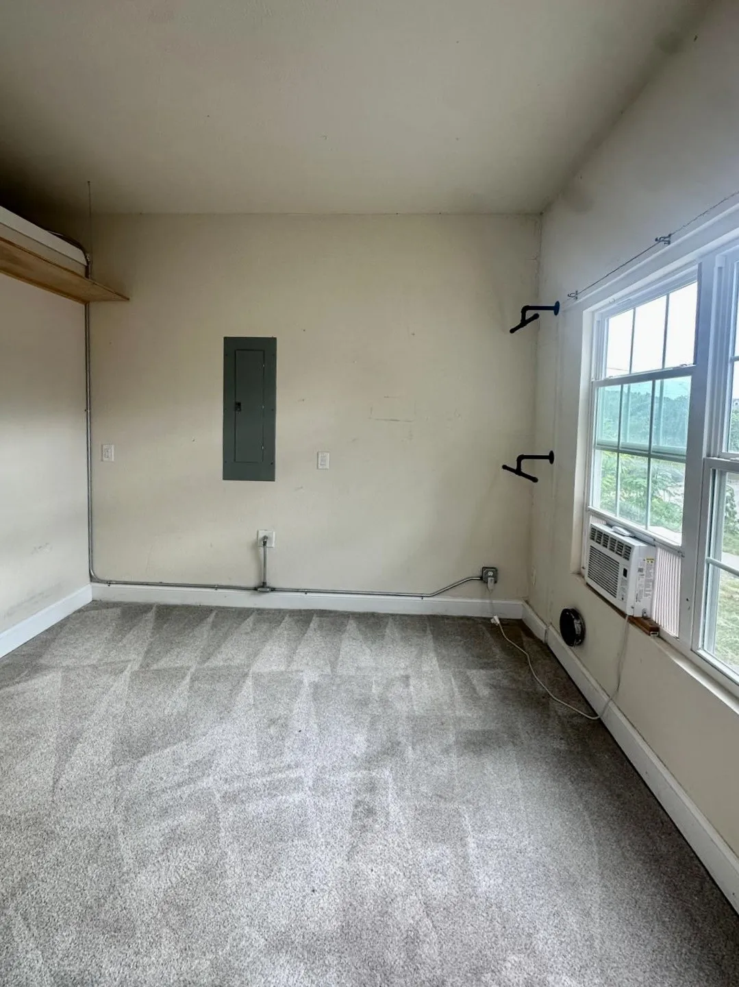 Garage conversion into a guest room/studio