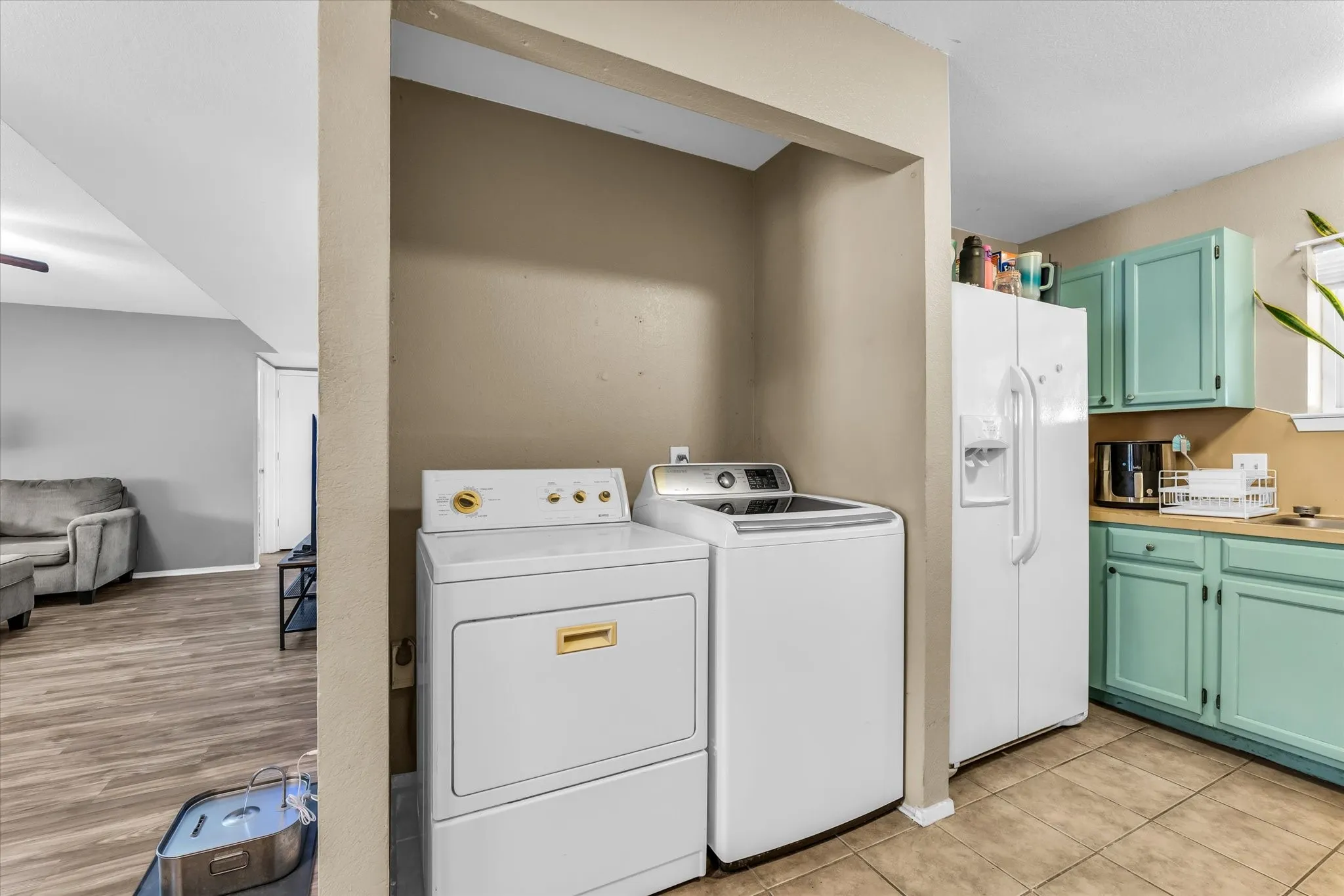 Laundry closet