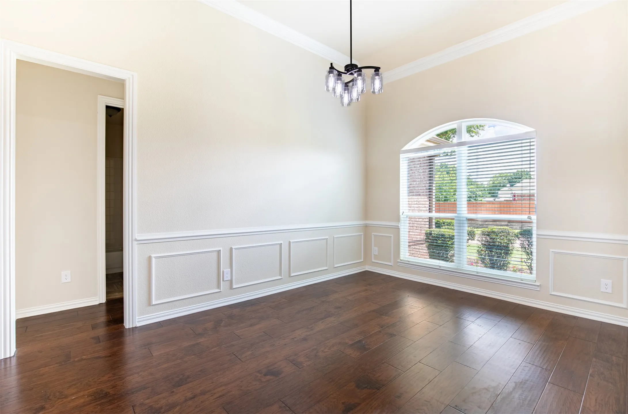 Beautiful dining room overlooking the front of the home.
