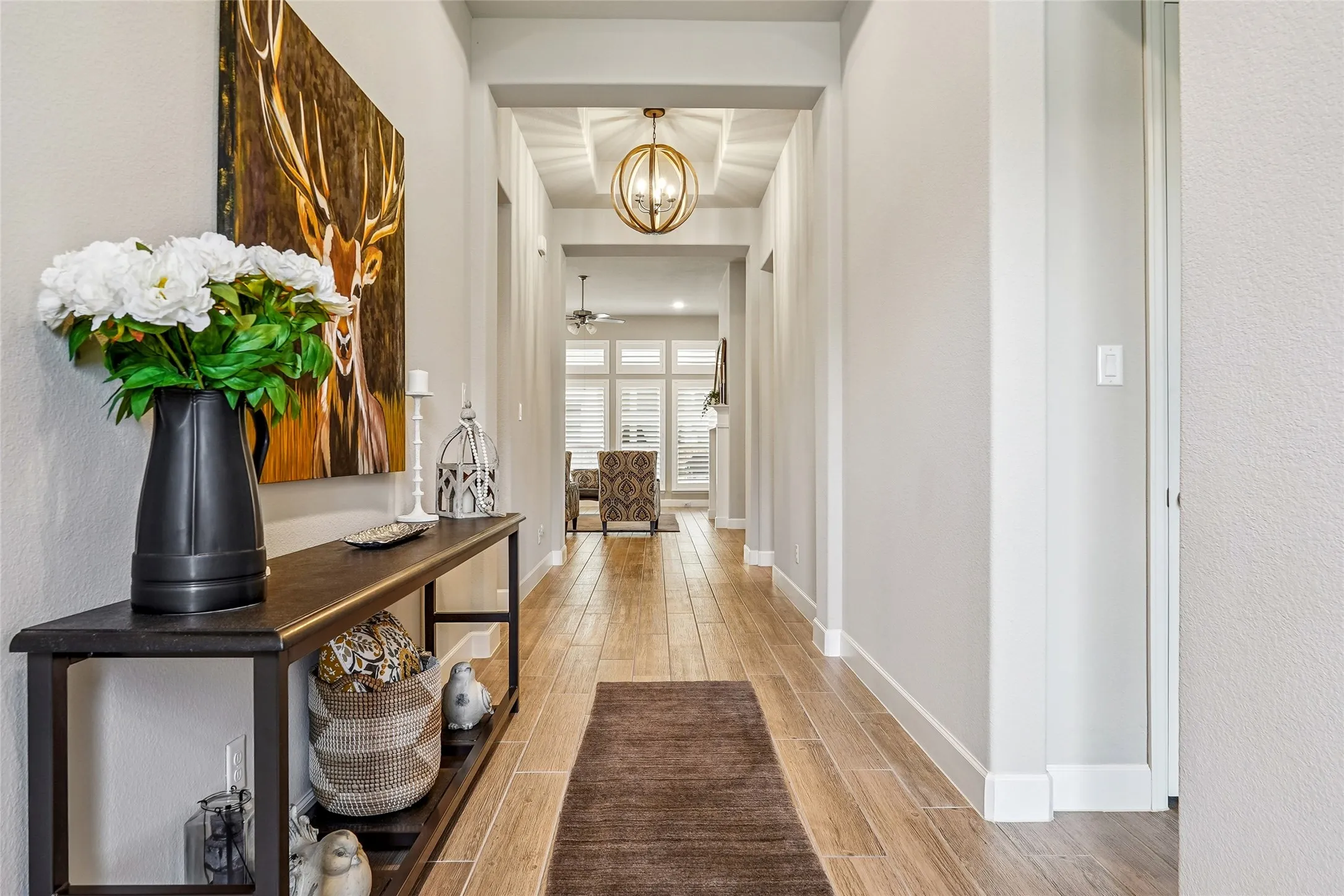 This beautiful entryway is the first visual as you walk into the home.