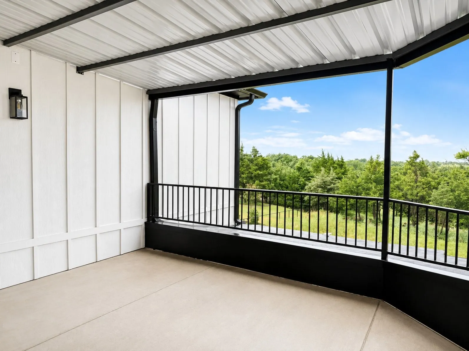 balcony from the game room
