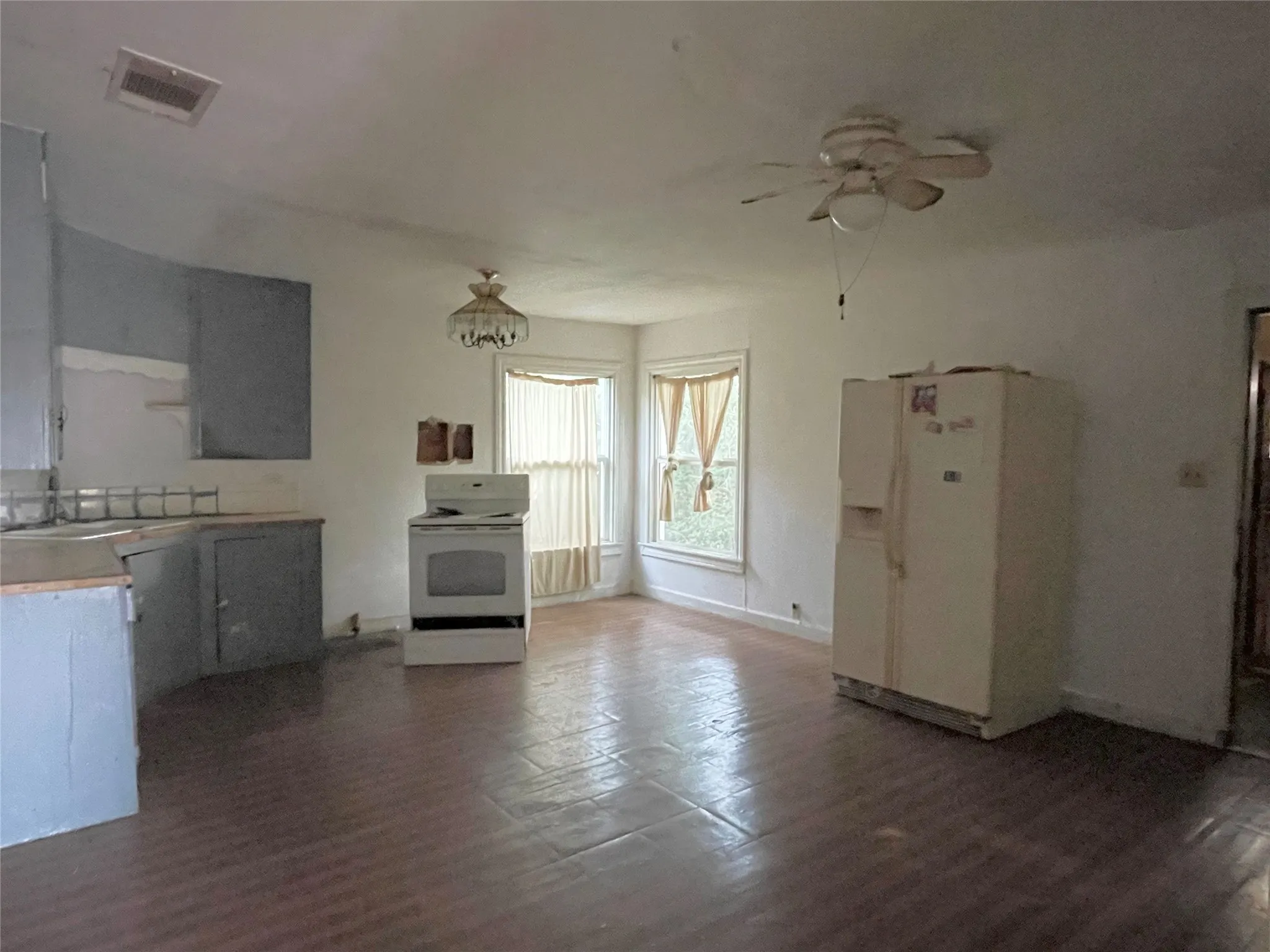 Kitchen from living room