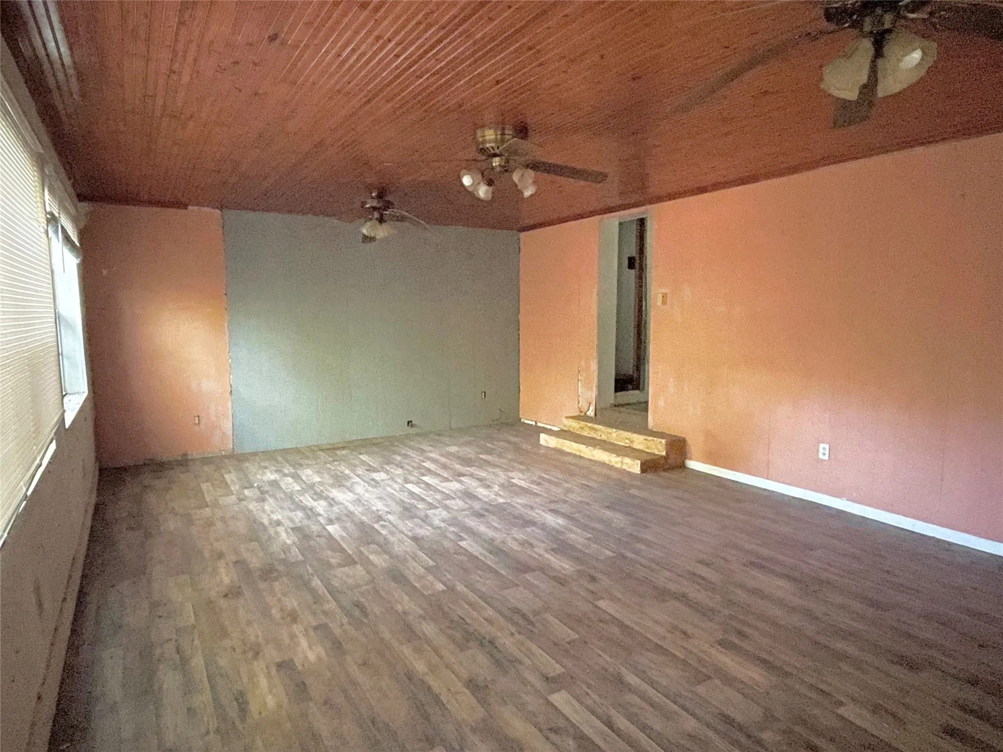 Bonus room, probably converted garage