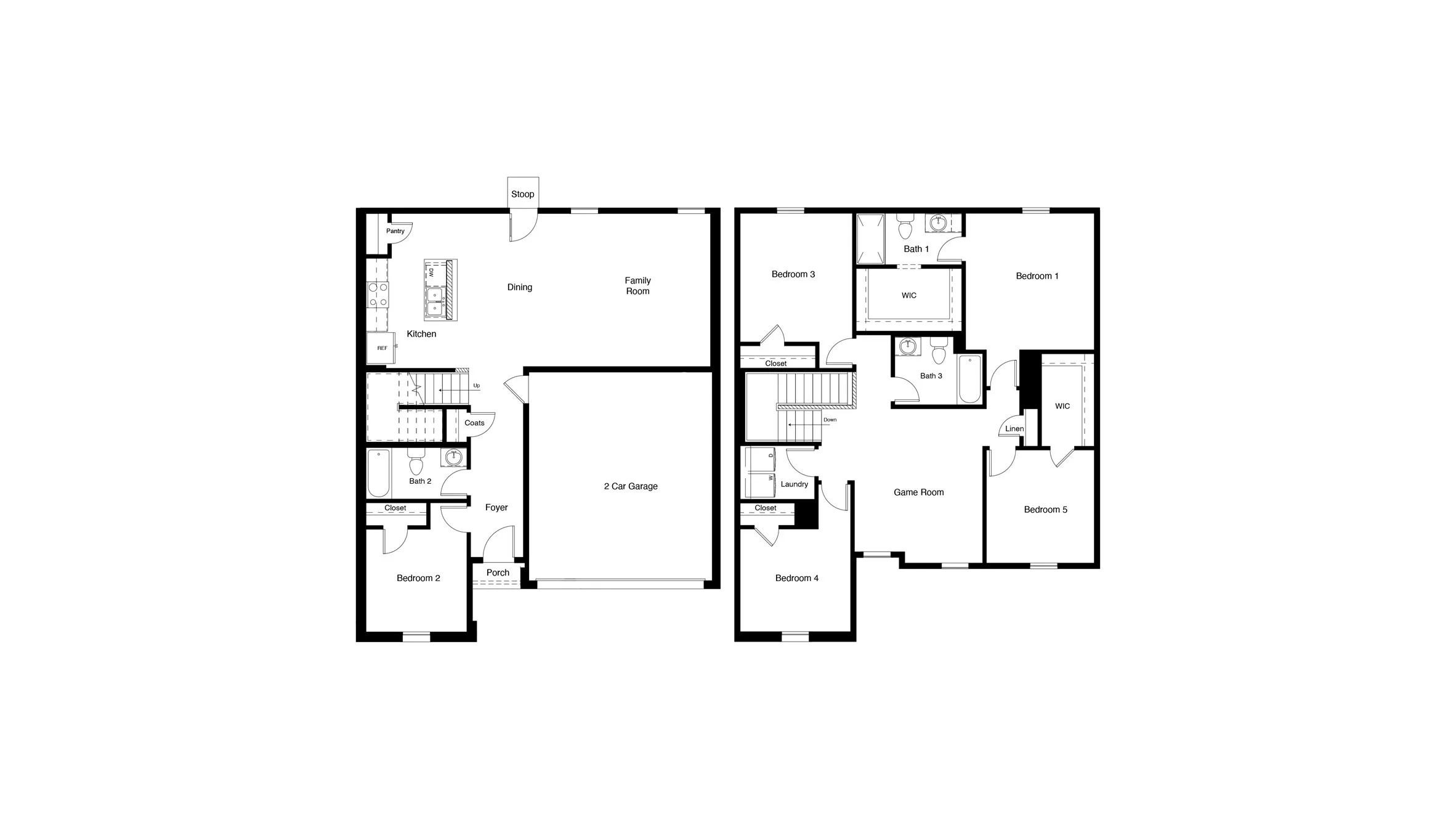 D.R. Horton's  Dawson floorplan - All Home and community information, including pricing, included features, terms, availability and amenities, are subject to change at any time without notice or obligation. All Drawings, pictures, photographs, video, square footages, floor plans, elevations, features, colors and sizes are approximate for illustration purposes only and will vary from the homes as built.