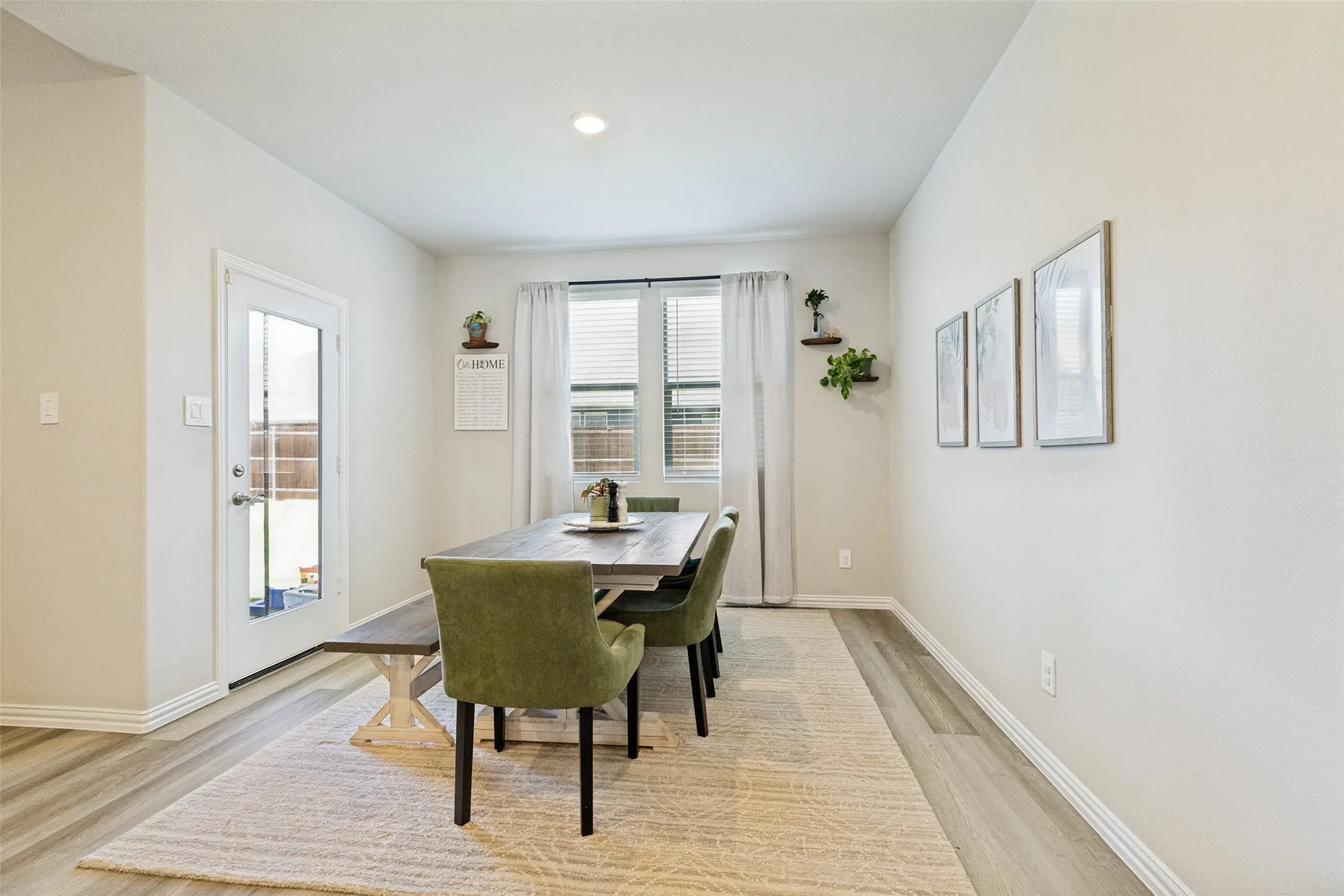 Large dining area