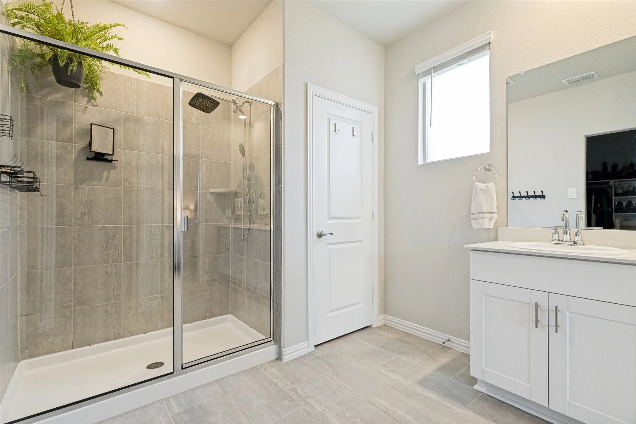 Large shower