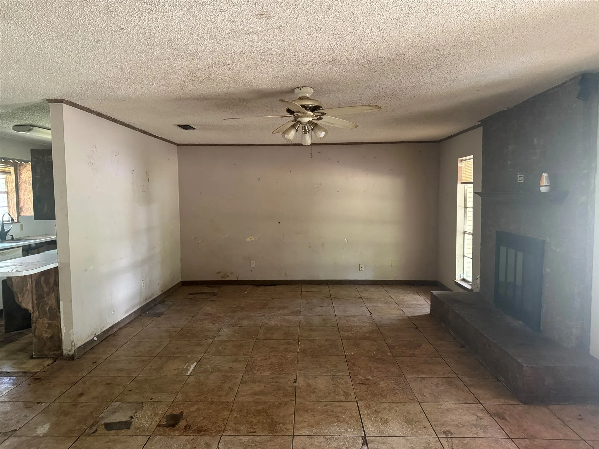living area or den