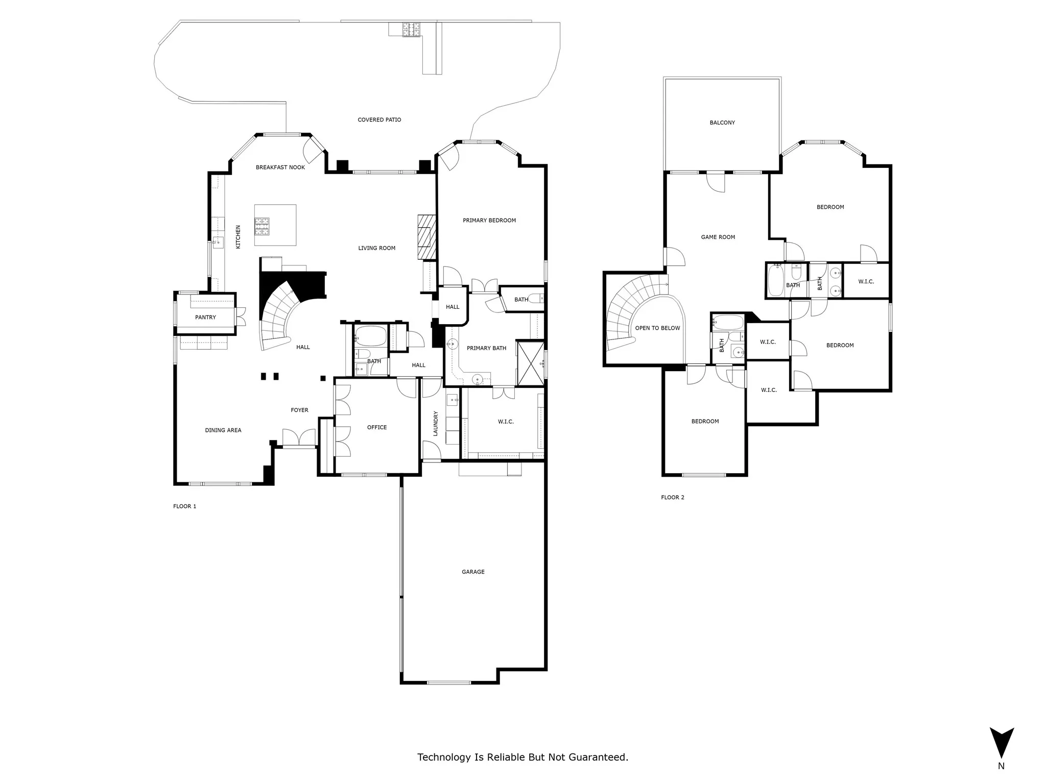Floor plan is deemed highly reliable but not guaranteed.

