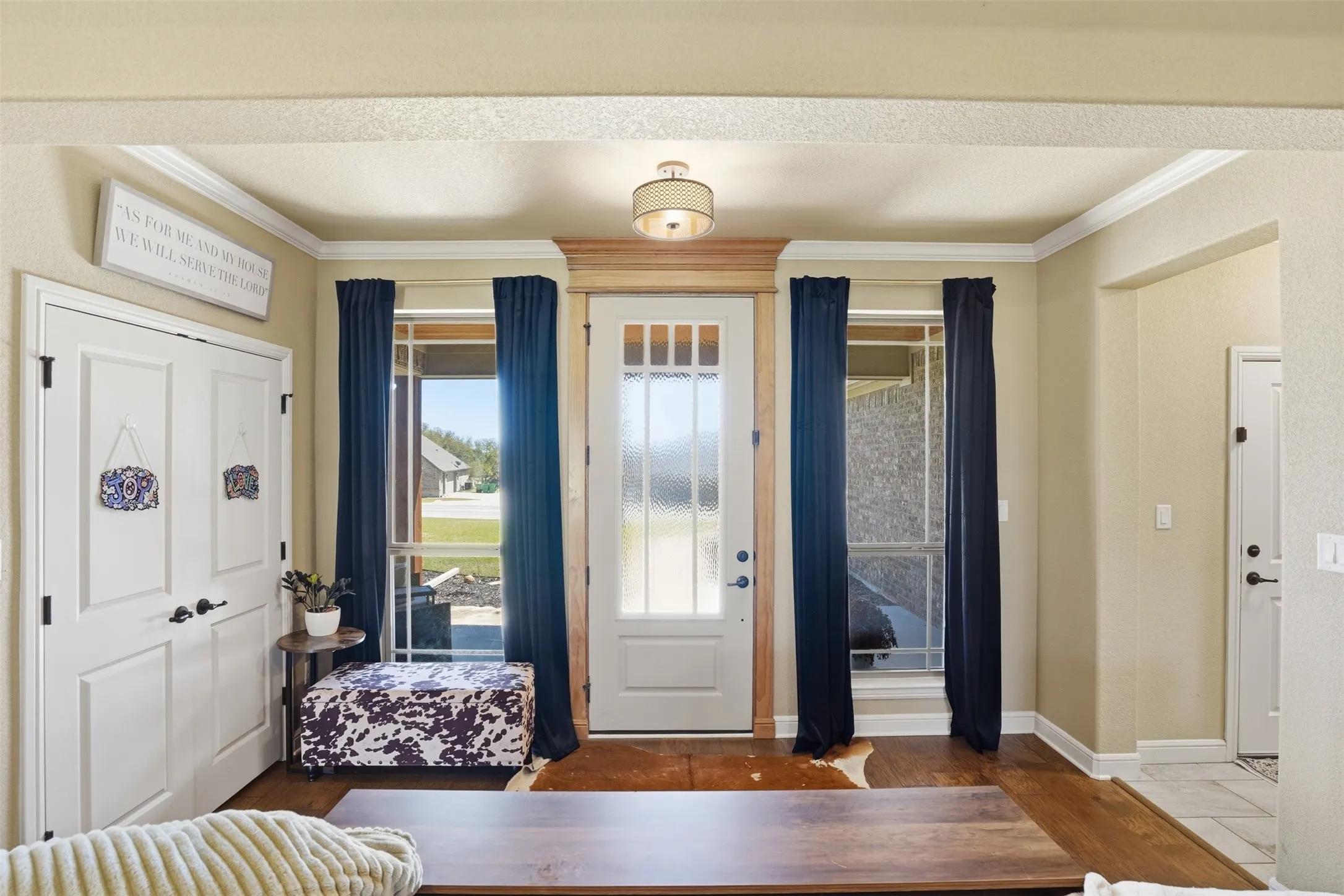 Great storage in entry.