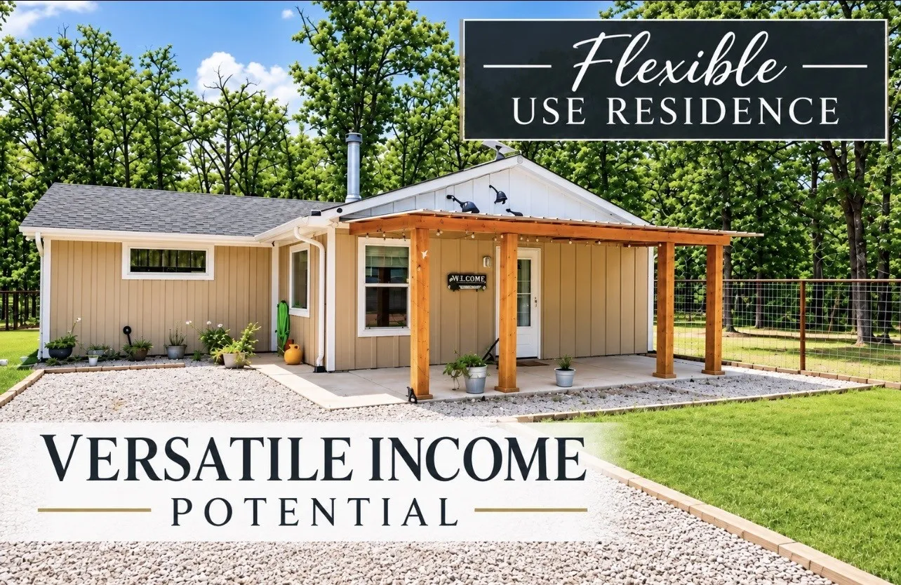 Marketing Image. Highlighting the property's potential for varied use and income generation