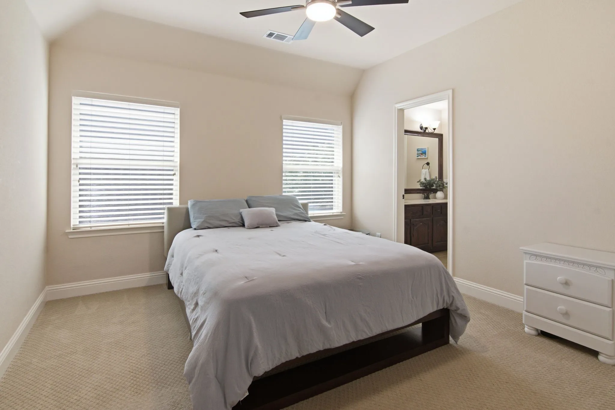 All secondary bedrooms are nice size.