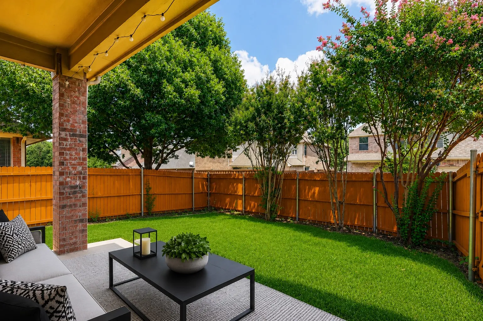 Back yard