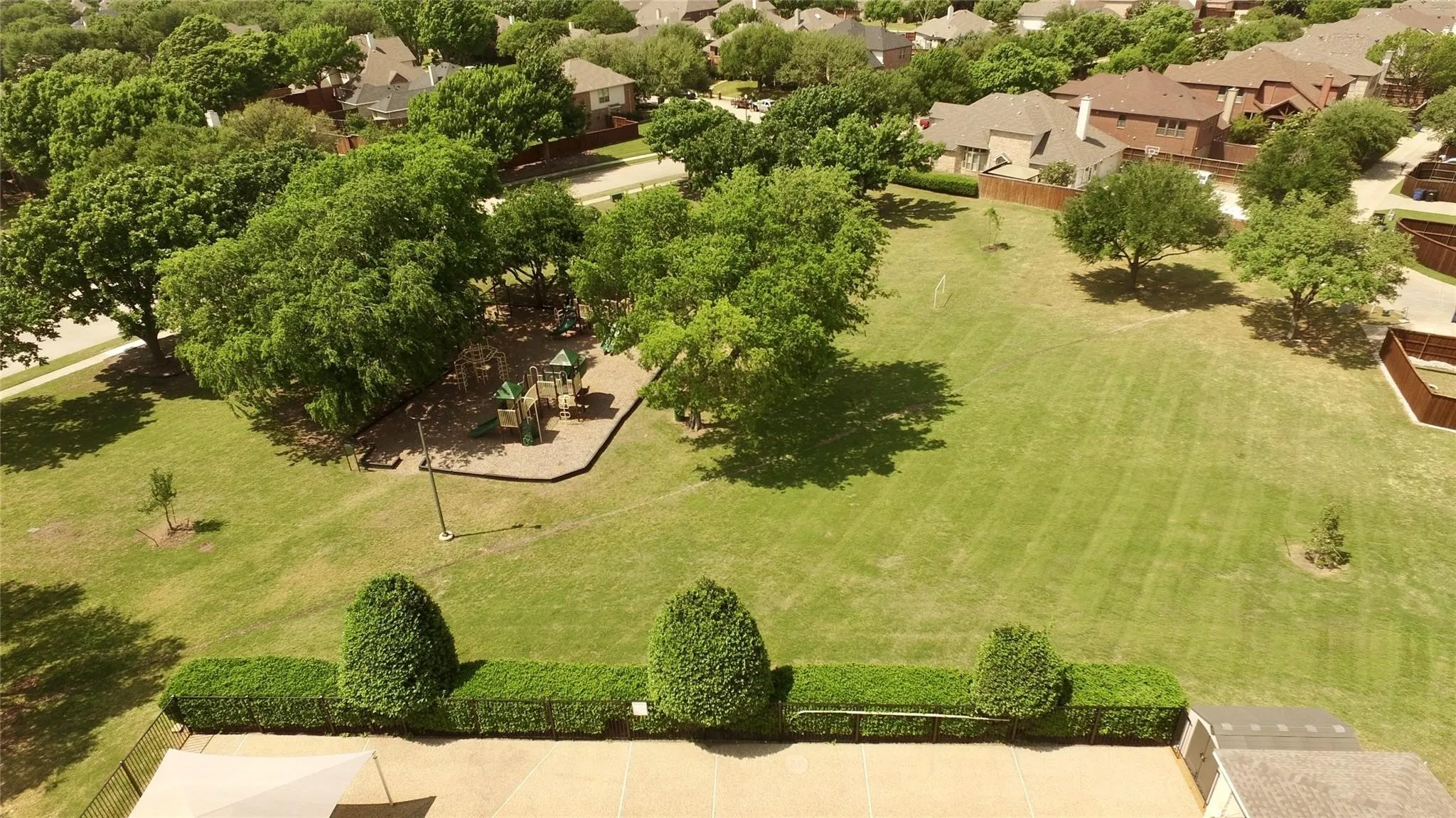 Walk to large playground/park on same street