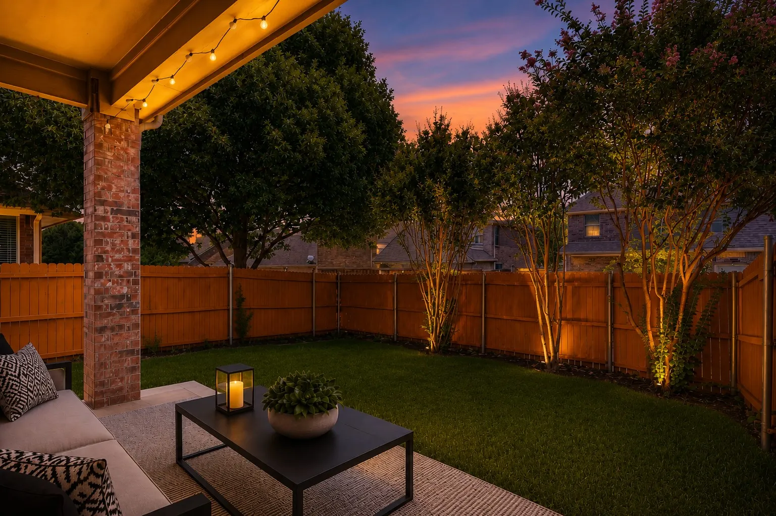 back yard