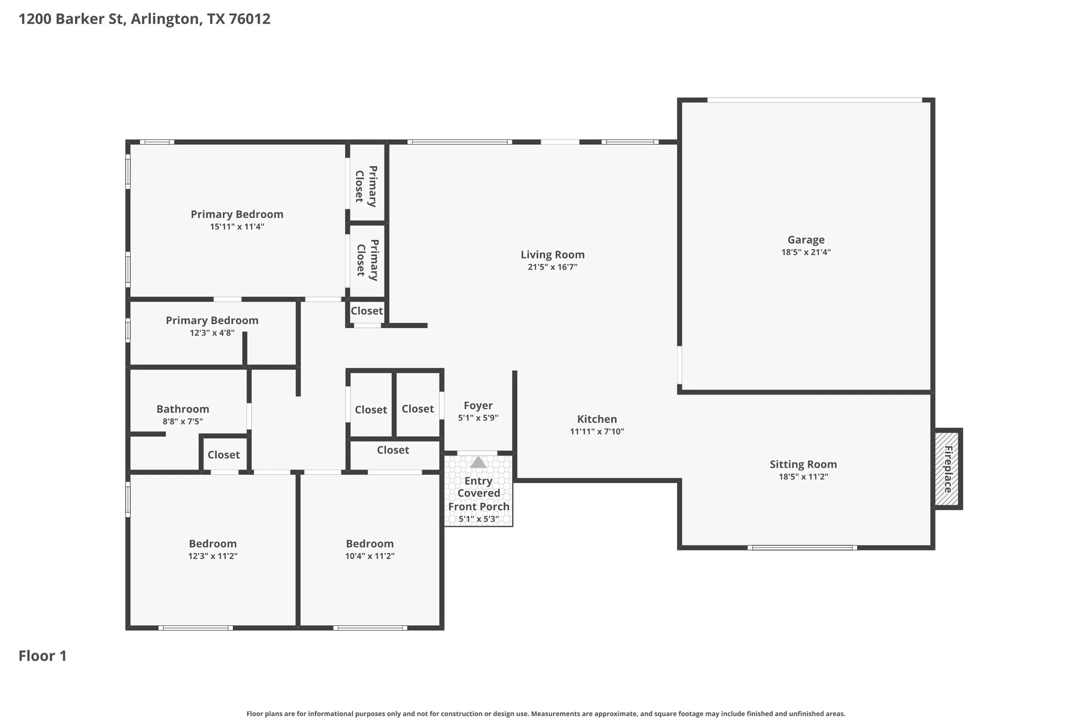 Single Family Residence For Sale in Tarrant County , 1200 Barker Street, Arlington, Texas 76012, 3 Bedroom, 2 Bathroom, 2 Garage spaces, 1,582 Sqft, built in 1956, mls#21331414, Real Estate Agent in Arlington, Homes For Sale in Tarrant county, Homes For Sale in Arlington, Realtor in Arlington Texas, Real Estate Brokerage Independent Realty Texas, Luminita Cordes Realtor