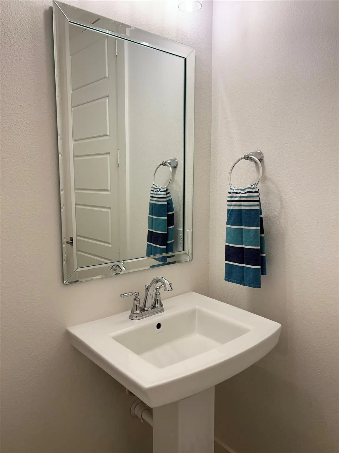 Main level powder bathroom