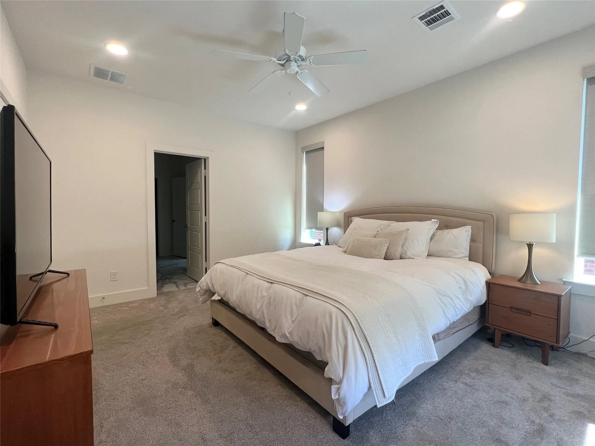 Alternate view of primary bedroom