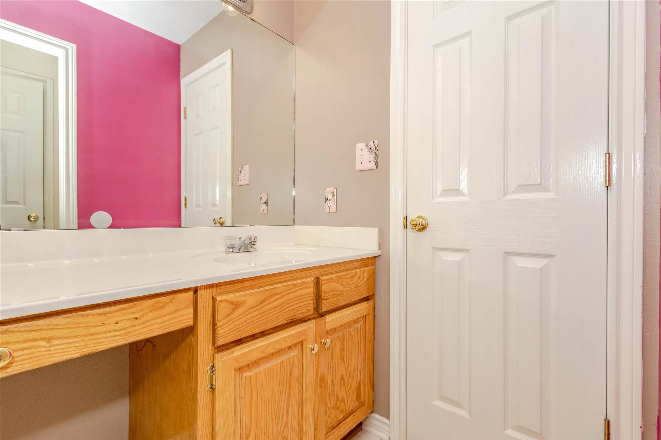 Upstairs Half Bath with  Vanity/Sink