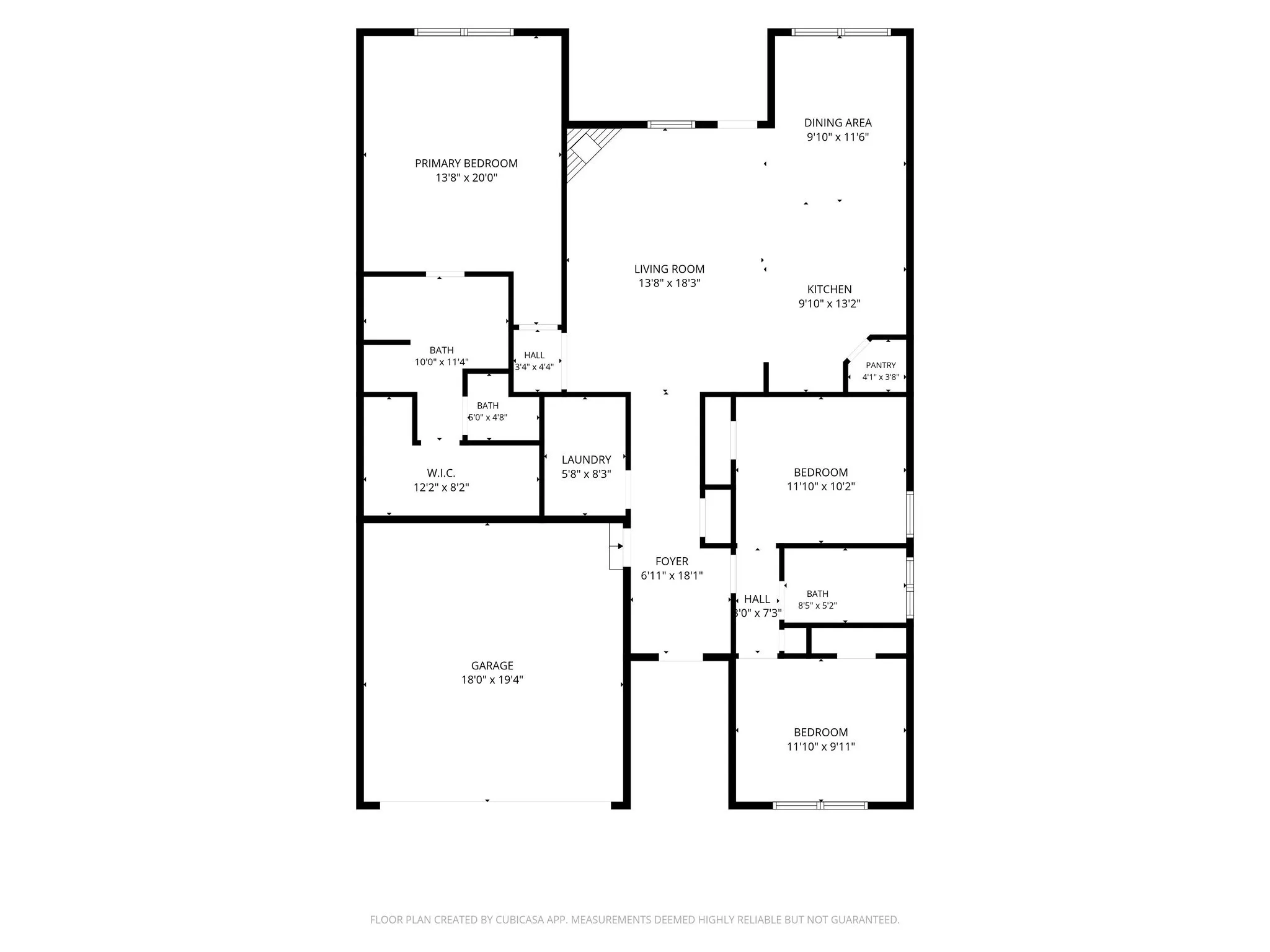 Floor Plan- measurements must be verified