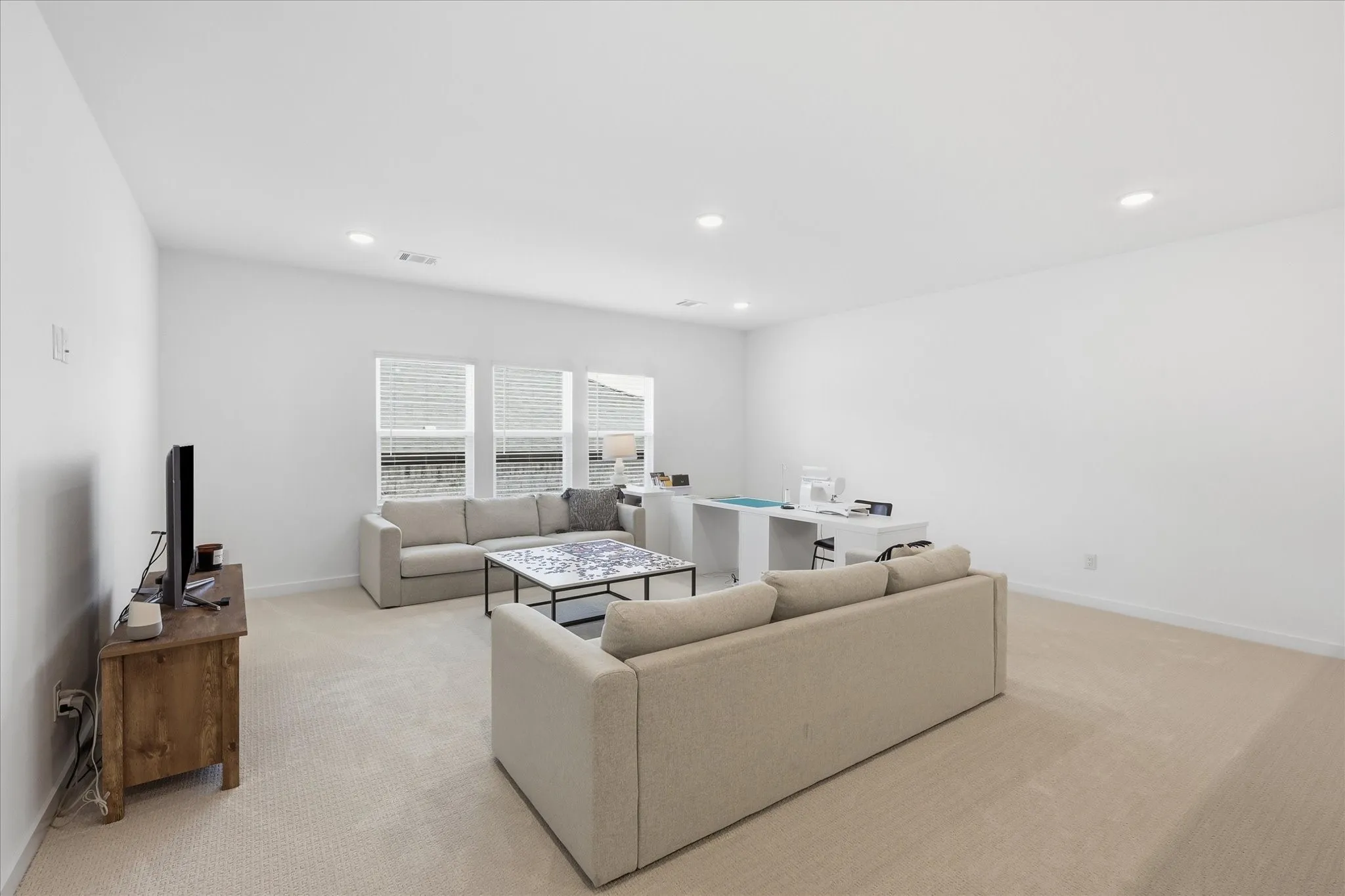 Second living area upstairs that can be utilized as playroom, game room, media room, or use your imagination for all the possibilities.