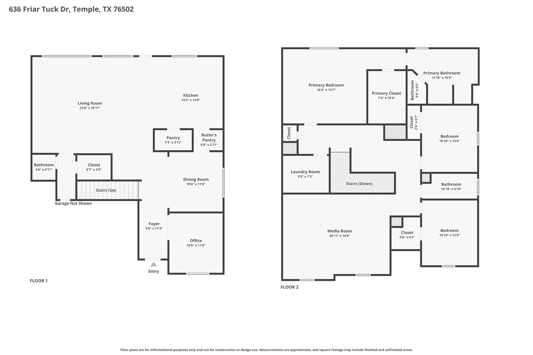Single Family Residence For Sale in Bell County , 636 Friar Tuck Drive, Temple, Texas 76502, 3 Bedroom, 3 Bathroom, 2 Garage spaces, 2,875 Sqft, built in 2022, mls#21333148, Real Estate Agent in Temple, Homes For Sale in Bell county, Homes For Sale in Temple, Realtor in Temple Texas, Real Estate Brokerage Independent Realty Texas, Luminita Cordes Realtor