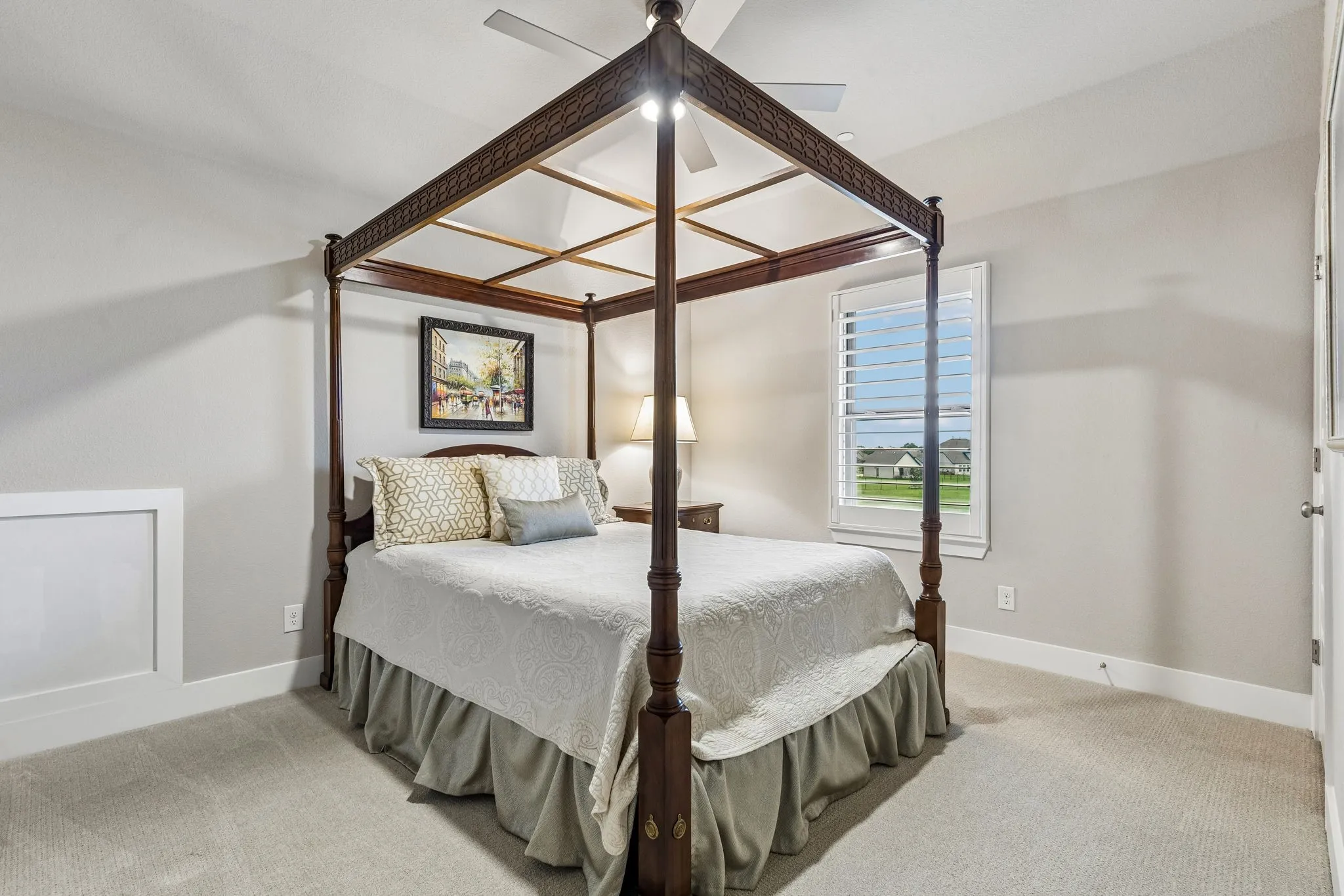 Second level bedroom with walk-in closet.