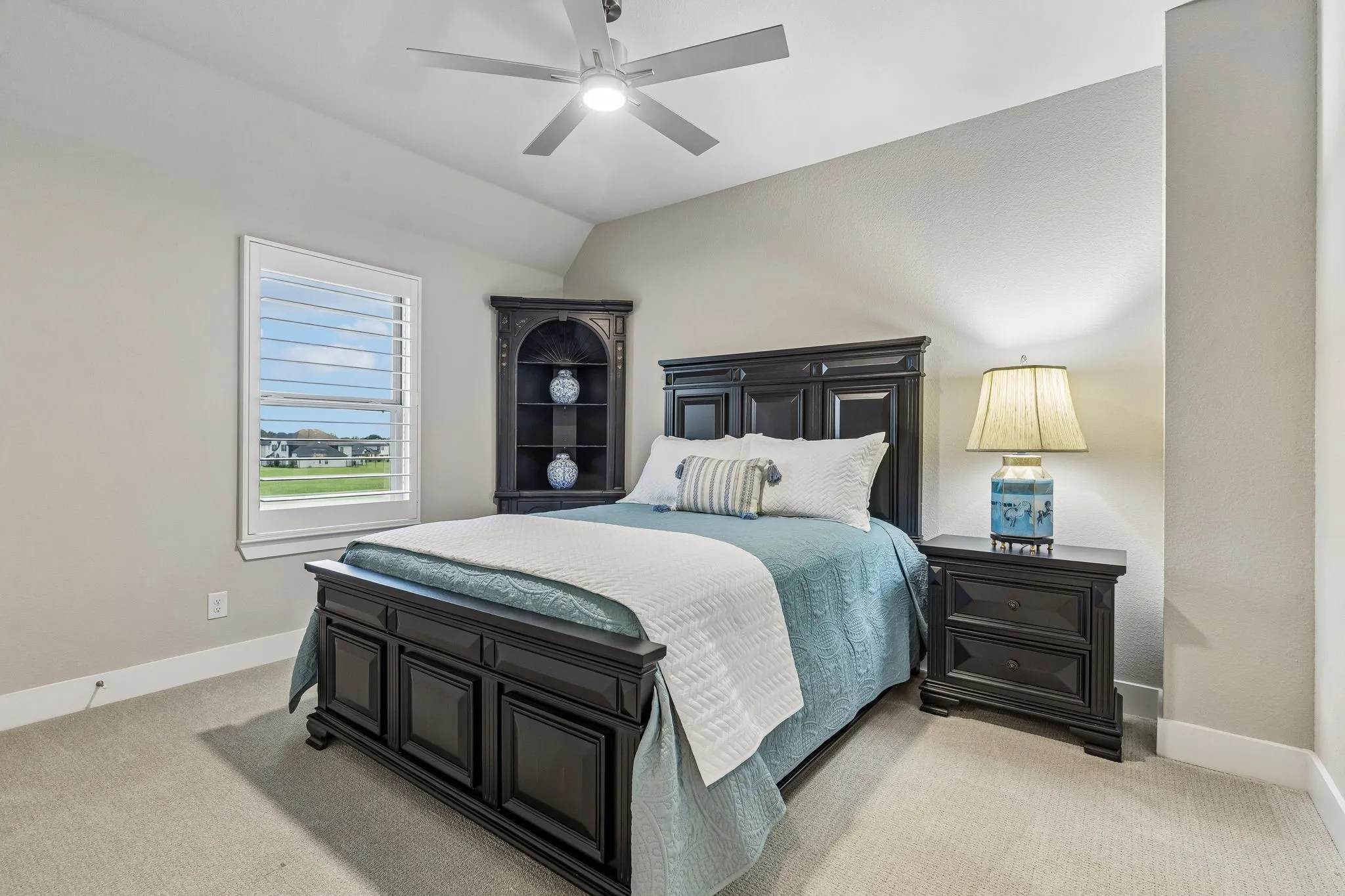 Second level bedroom with walk-in closet.