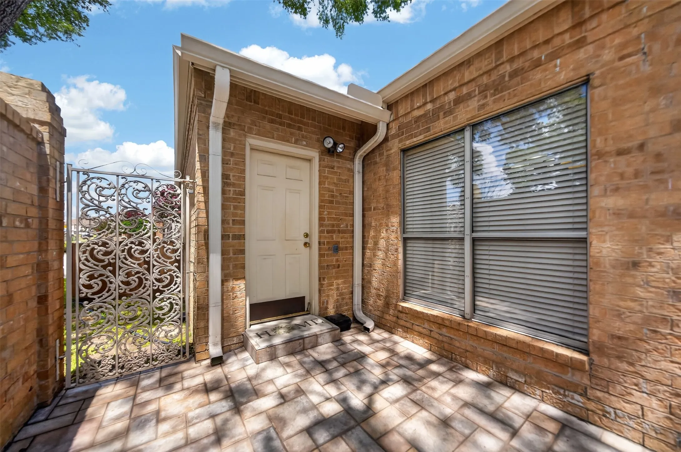 Door to garage