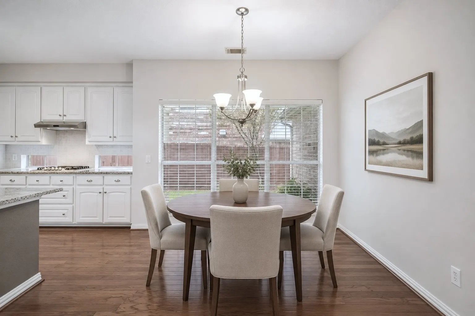 Breakfast Nook, Virtual Staged