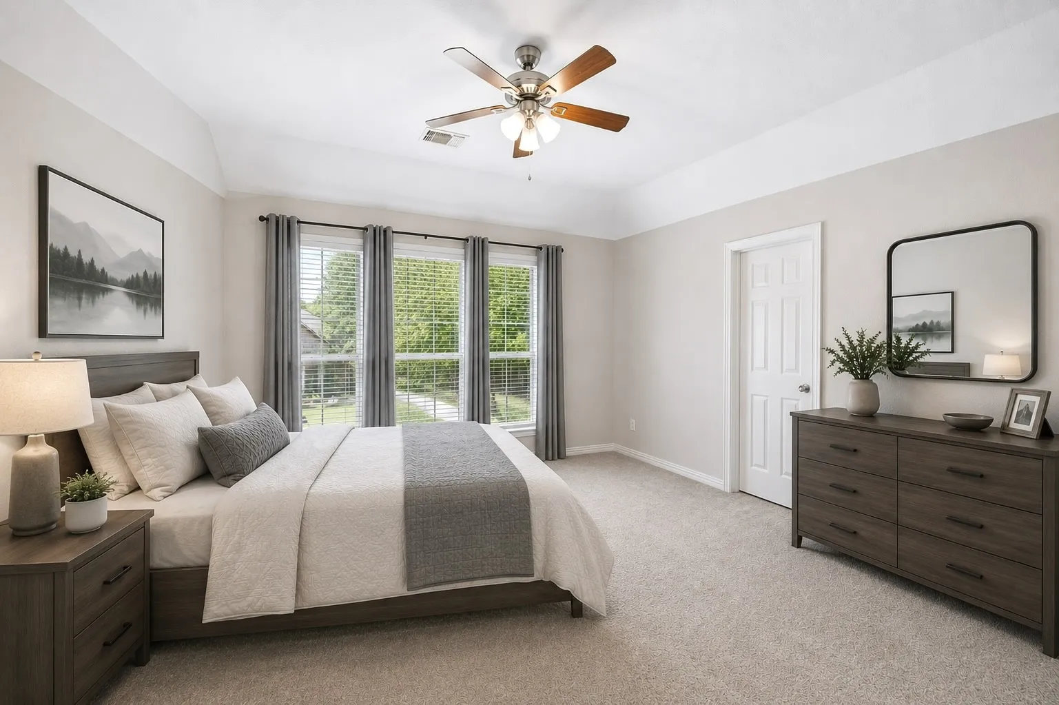 Bedroom, Virtual Staged