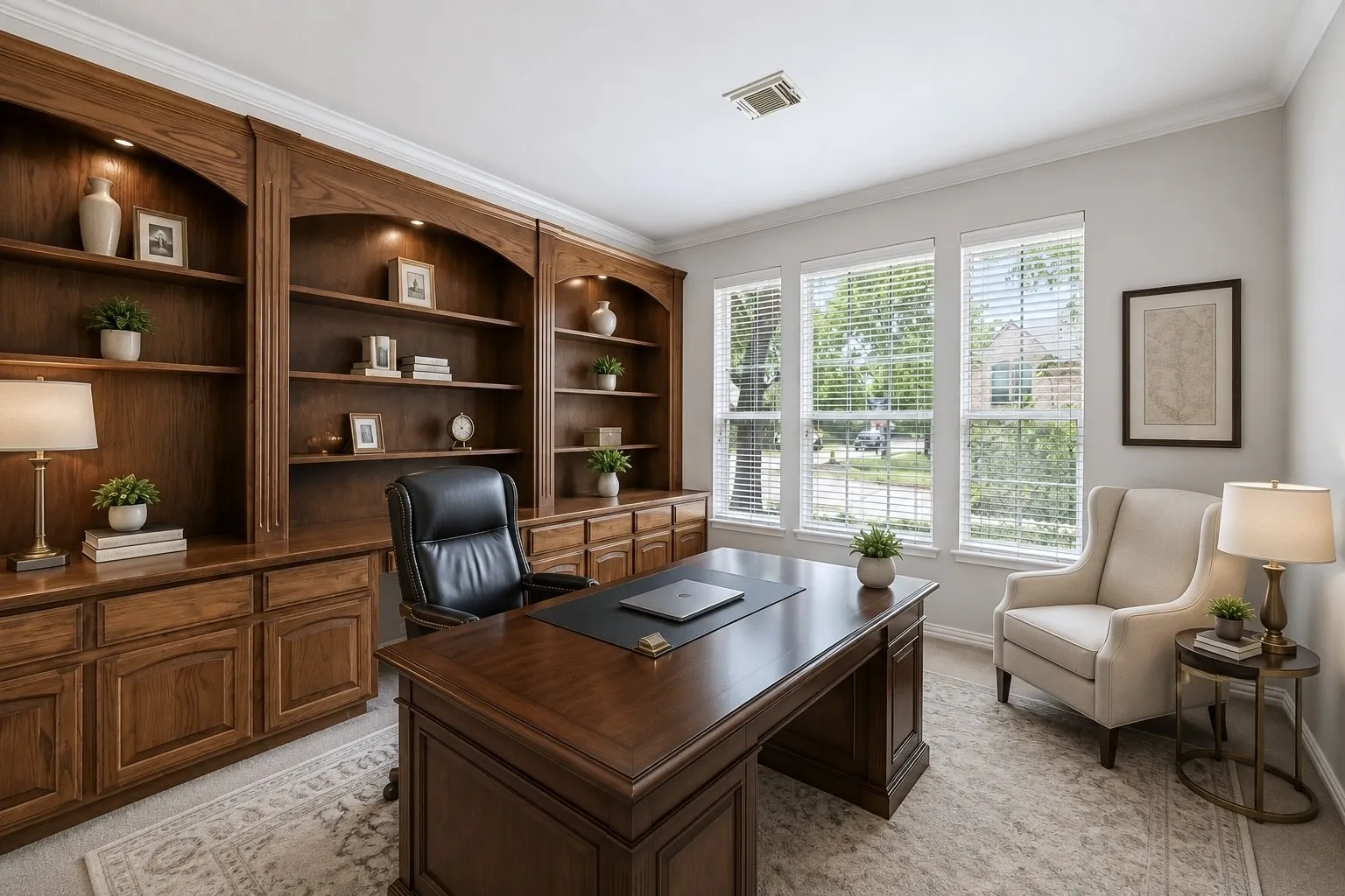 Office, Virtual Staged