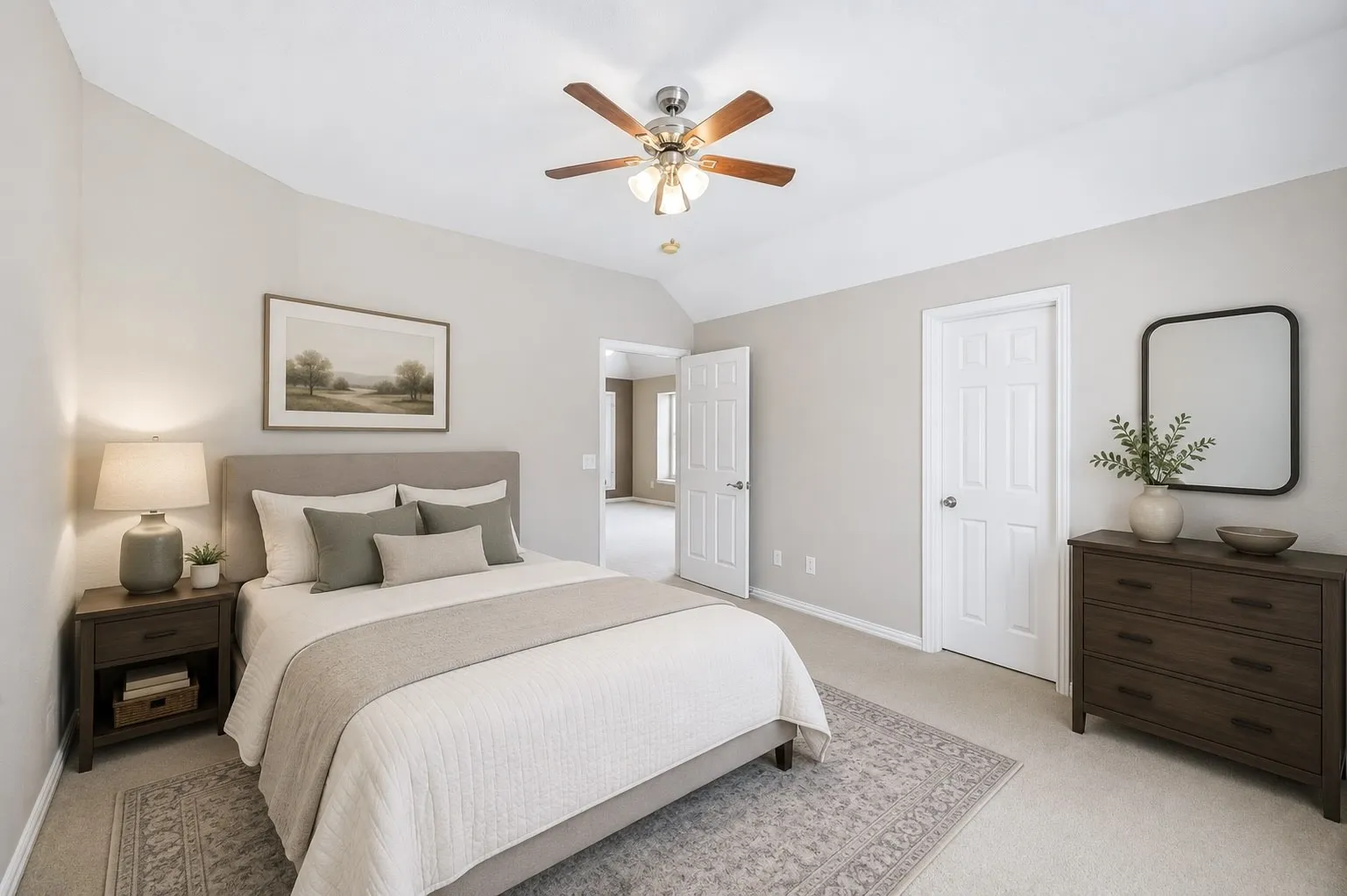 Bedroom, Virtual Staged