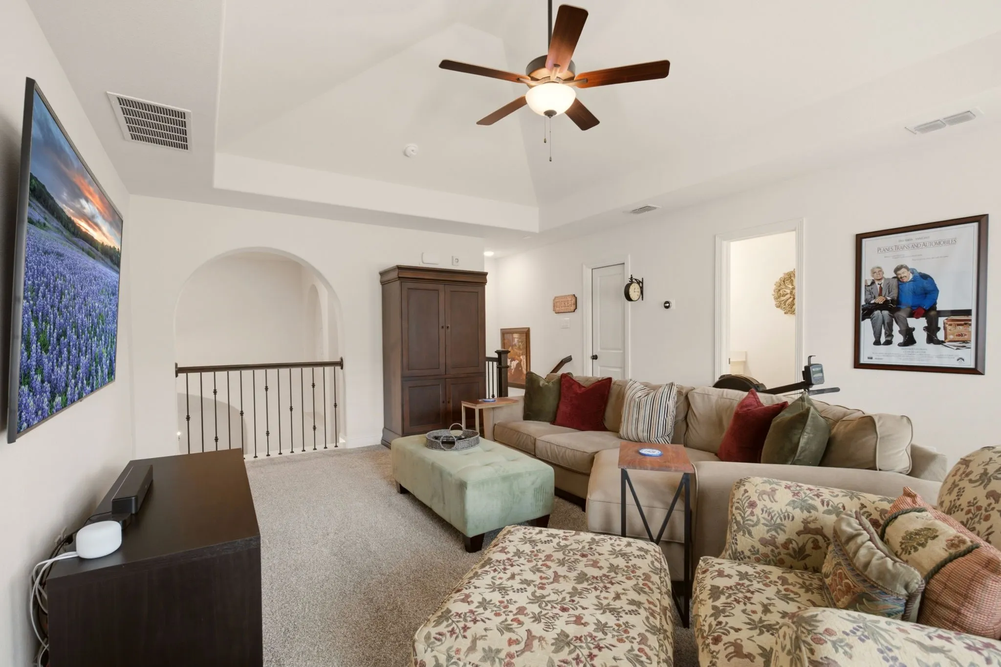 Adjacent half bath off the gameroom + 2 walk-in attic closets with radiant barrier energy efficiency. Adjacent half bath + 2 walk-in attic closets with radiant barrier energy efficiency.