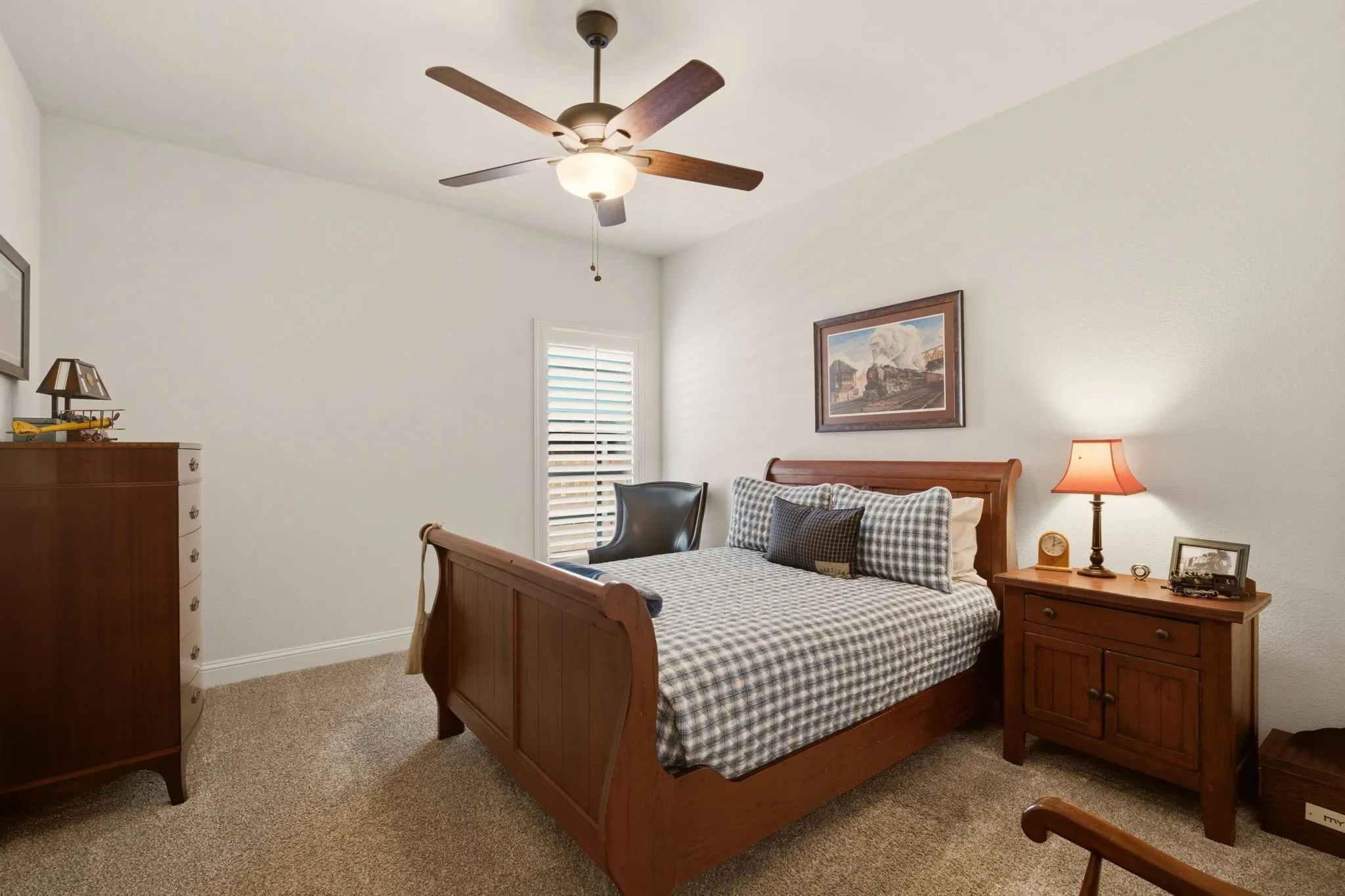 Bedroom 3 is adjacent to bedroom 2 & bath 2.