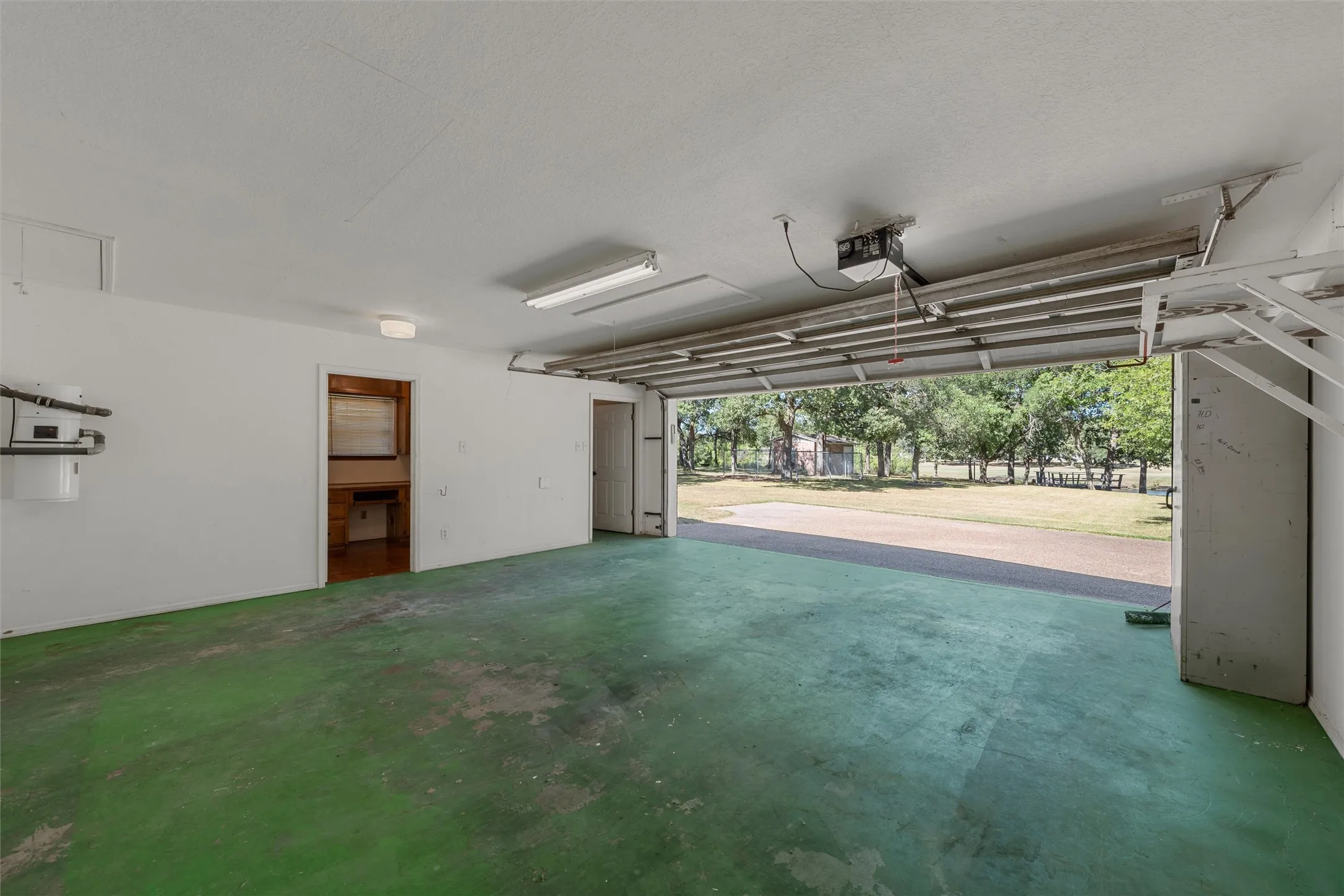 Office and Storage room in garage