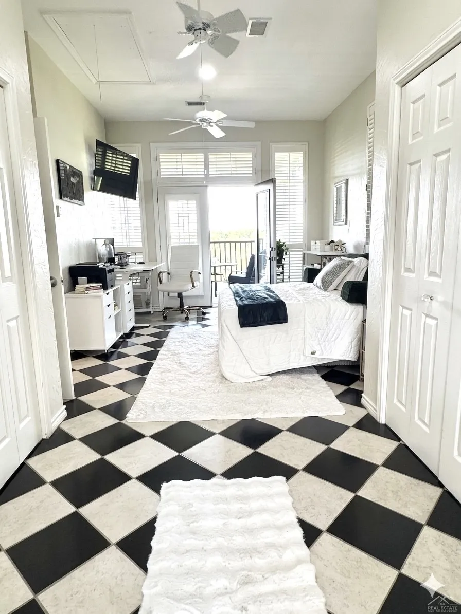 The second floor features a huge secondary bedroom with 2 spacious closets!