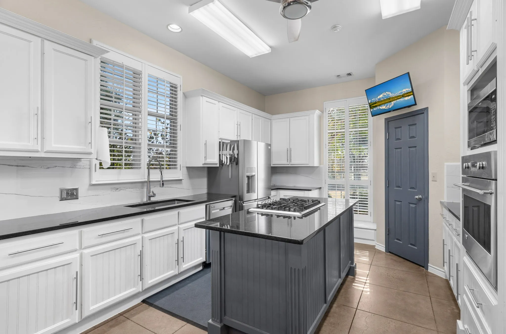 Step inside the fully remodeled gourmet kitchen.